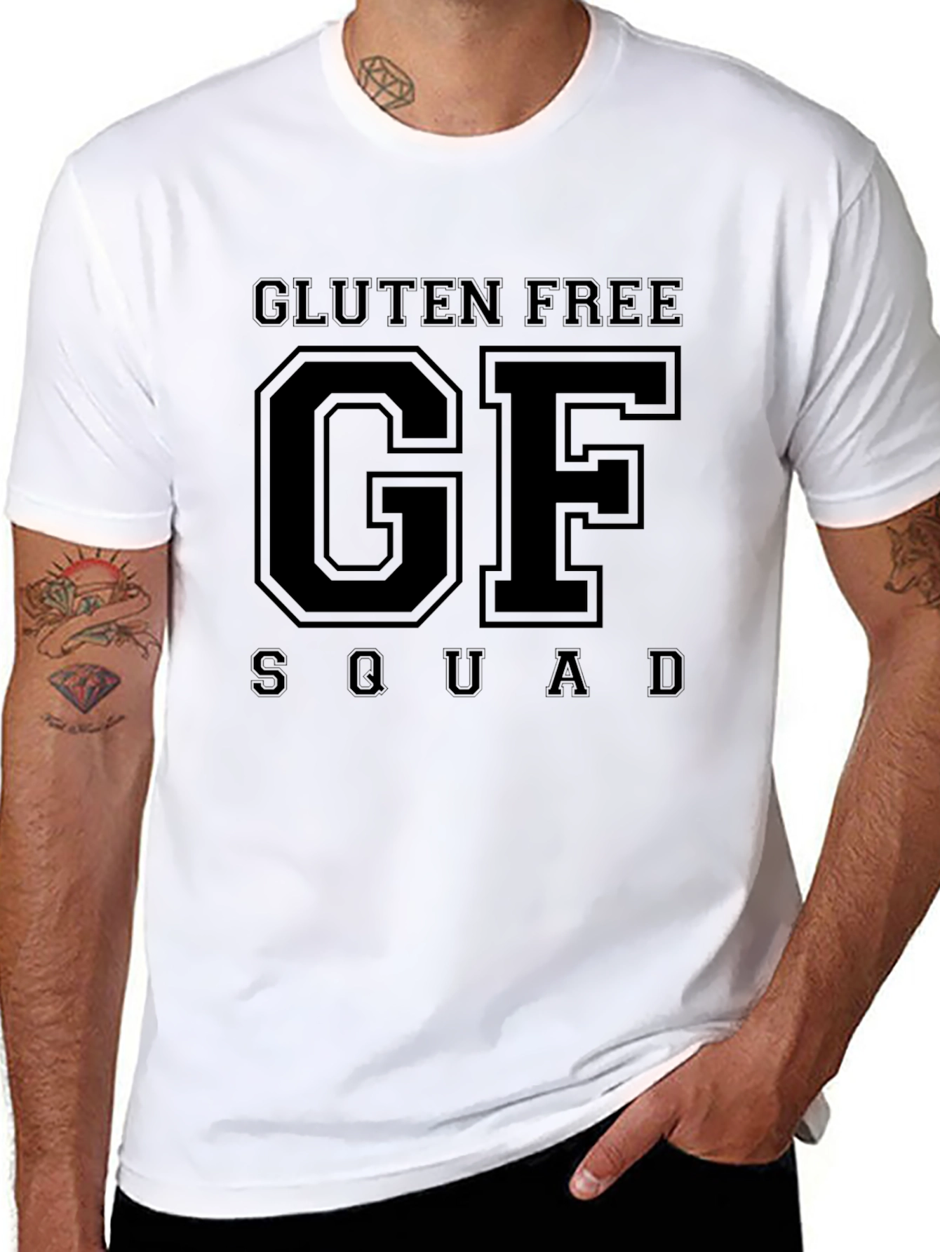 Gluten Free Squad Black T-Shirt