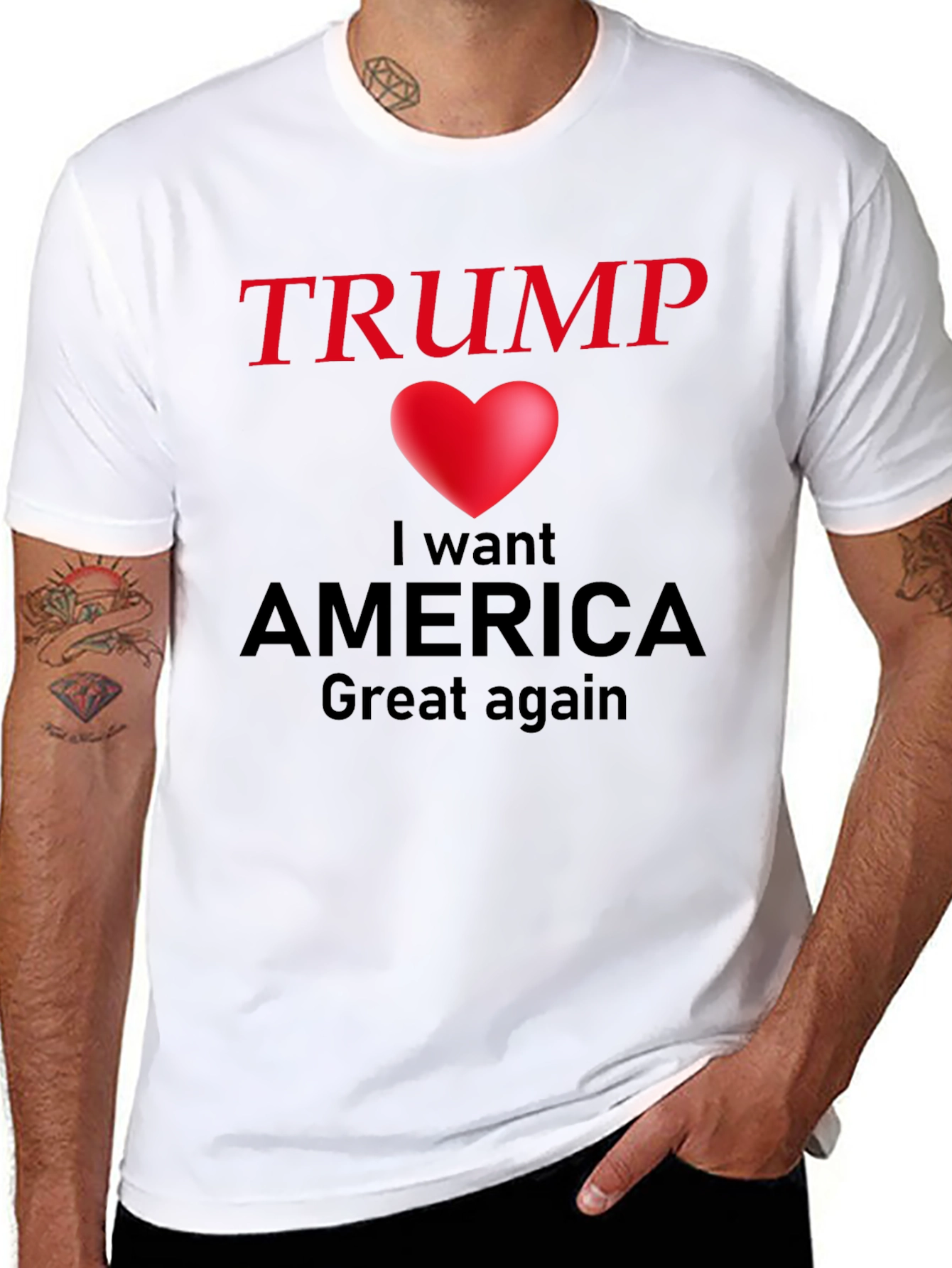 Trump Heart America T-Shirt