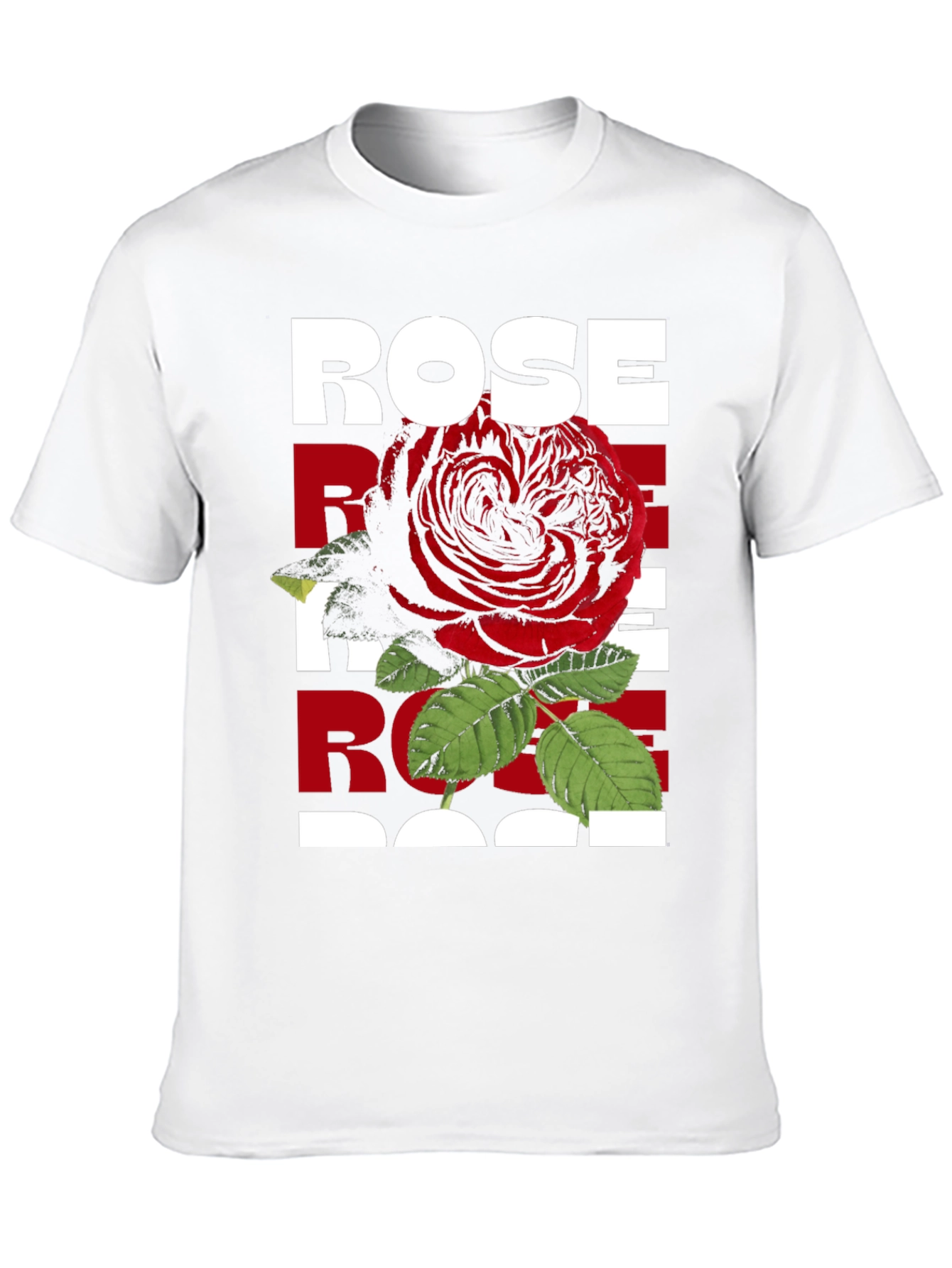 Rose Graphic Print T-Shirt