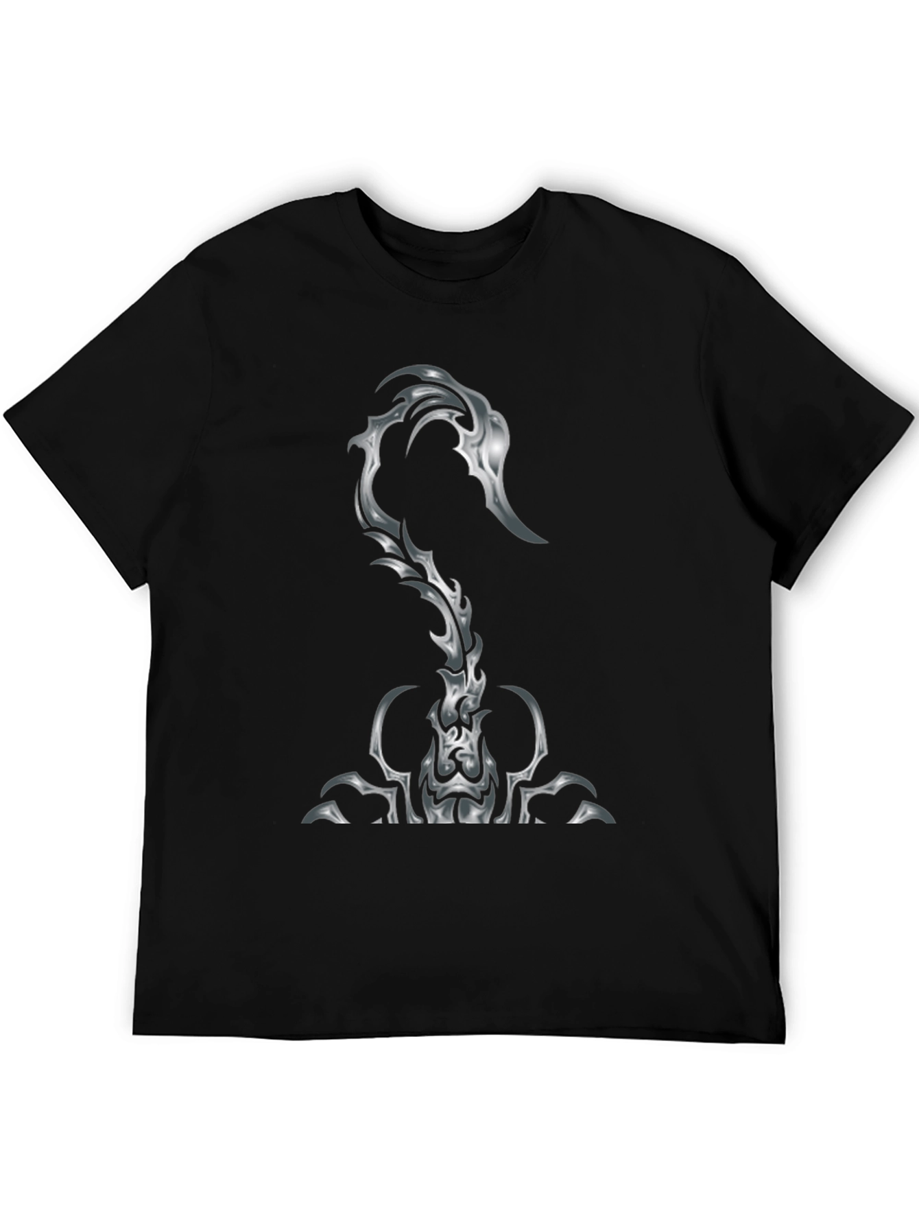 Scorpion Graphic Print Black T-Shirt