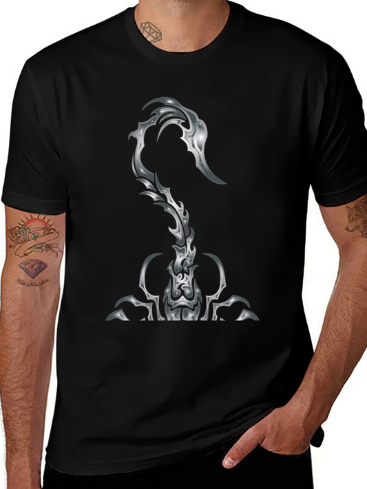 Scorpion Graphic Print Black T-Shirt