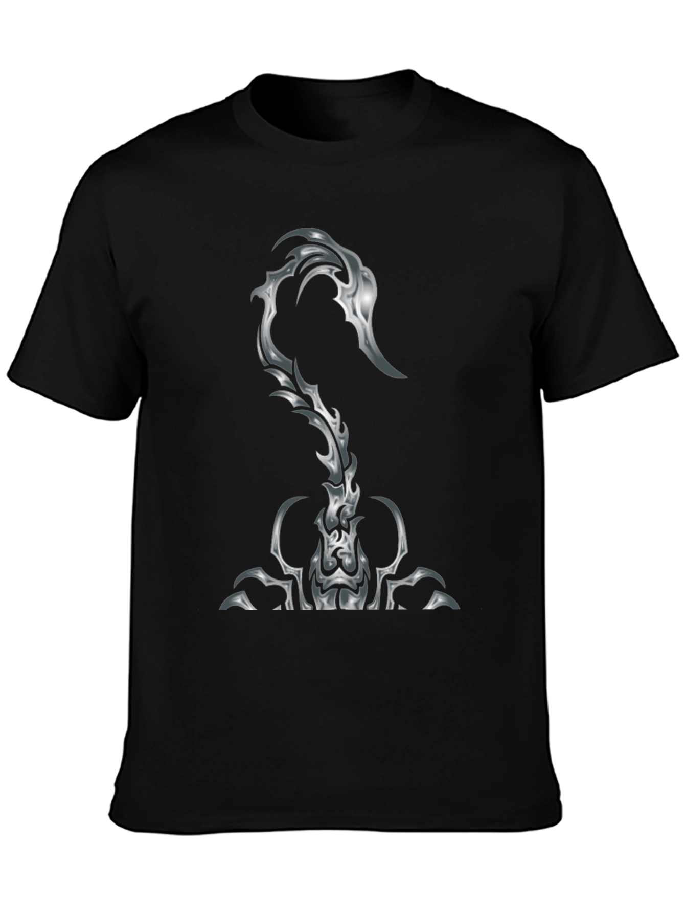 Scorpion Graphic Print Black T-Shirt