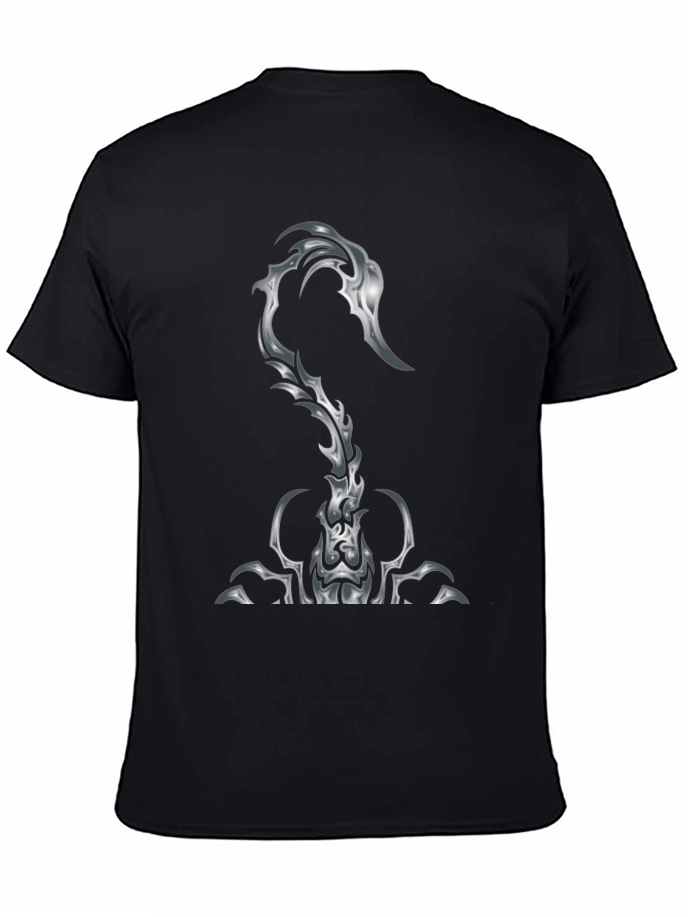 Scorpion Graphic Print Black T-Shirt