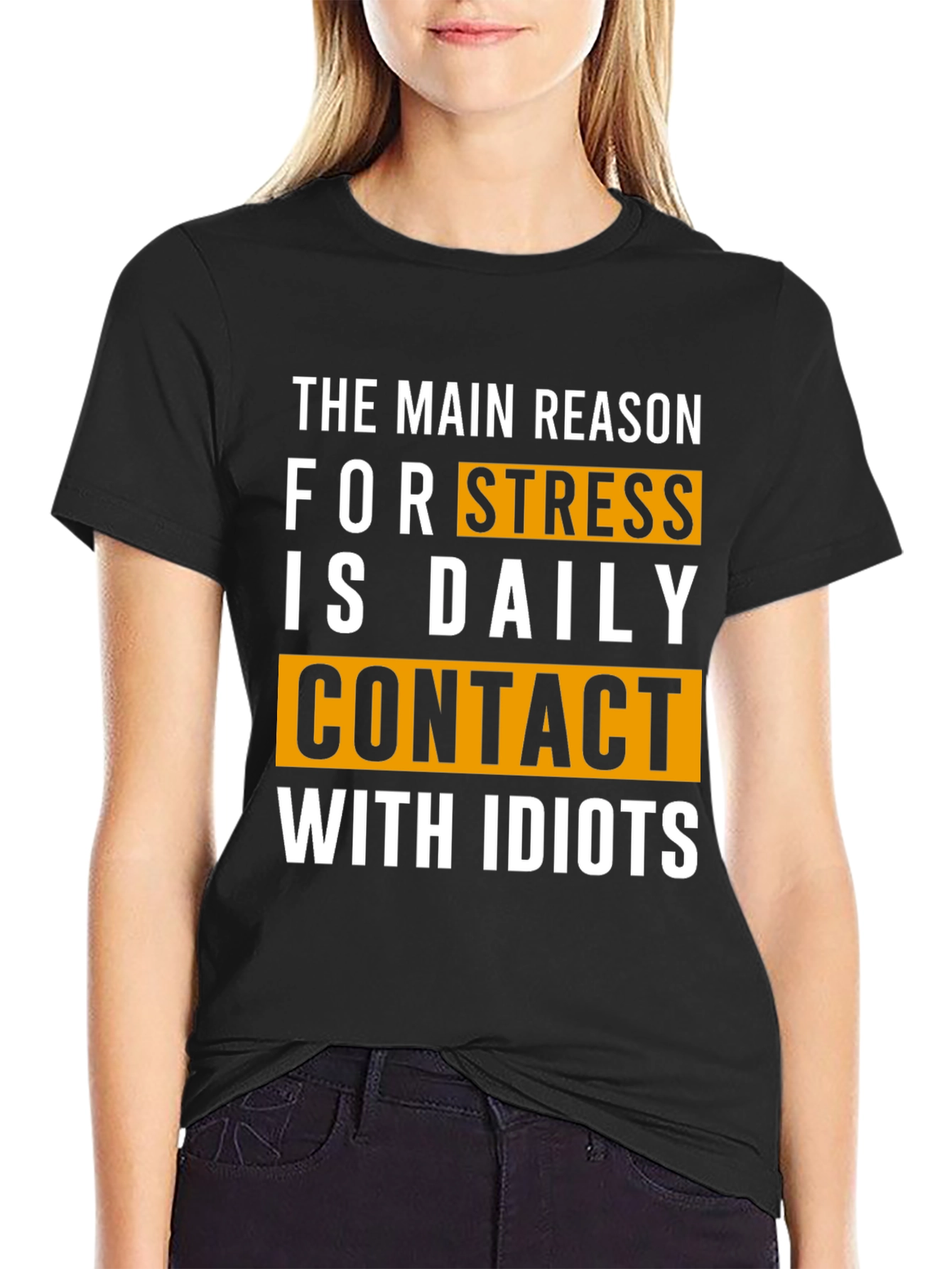 Stress Idiots T-Shirt: Humorous Daily Life Wear
