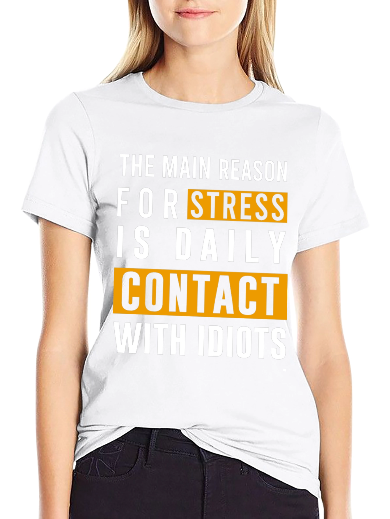 Stress Idiots T-Shirt: Humorous Daily Life Wear
