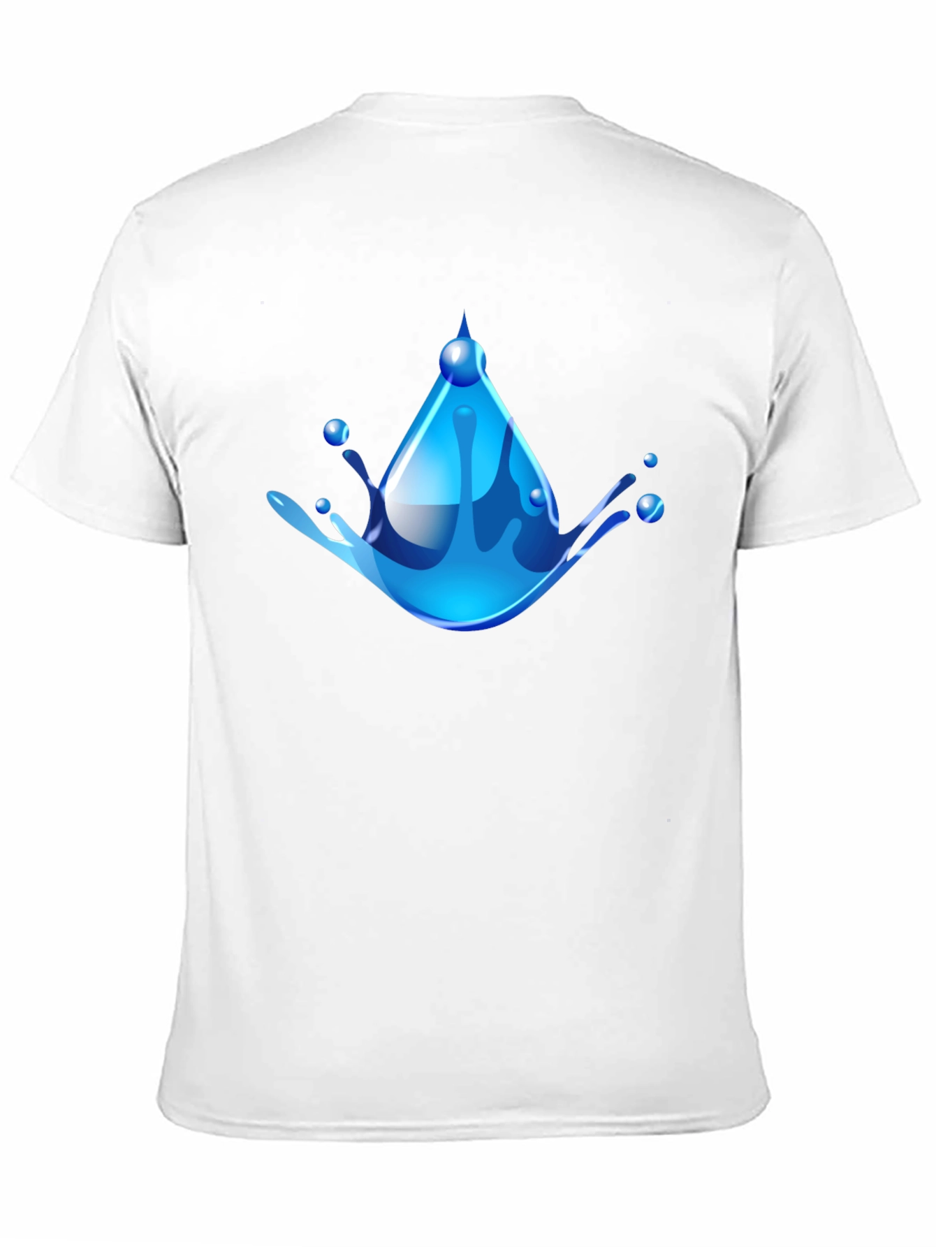 Water Drop Graphic Tee - Cool & Refreshing Design