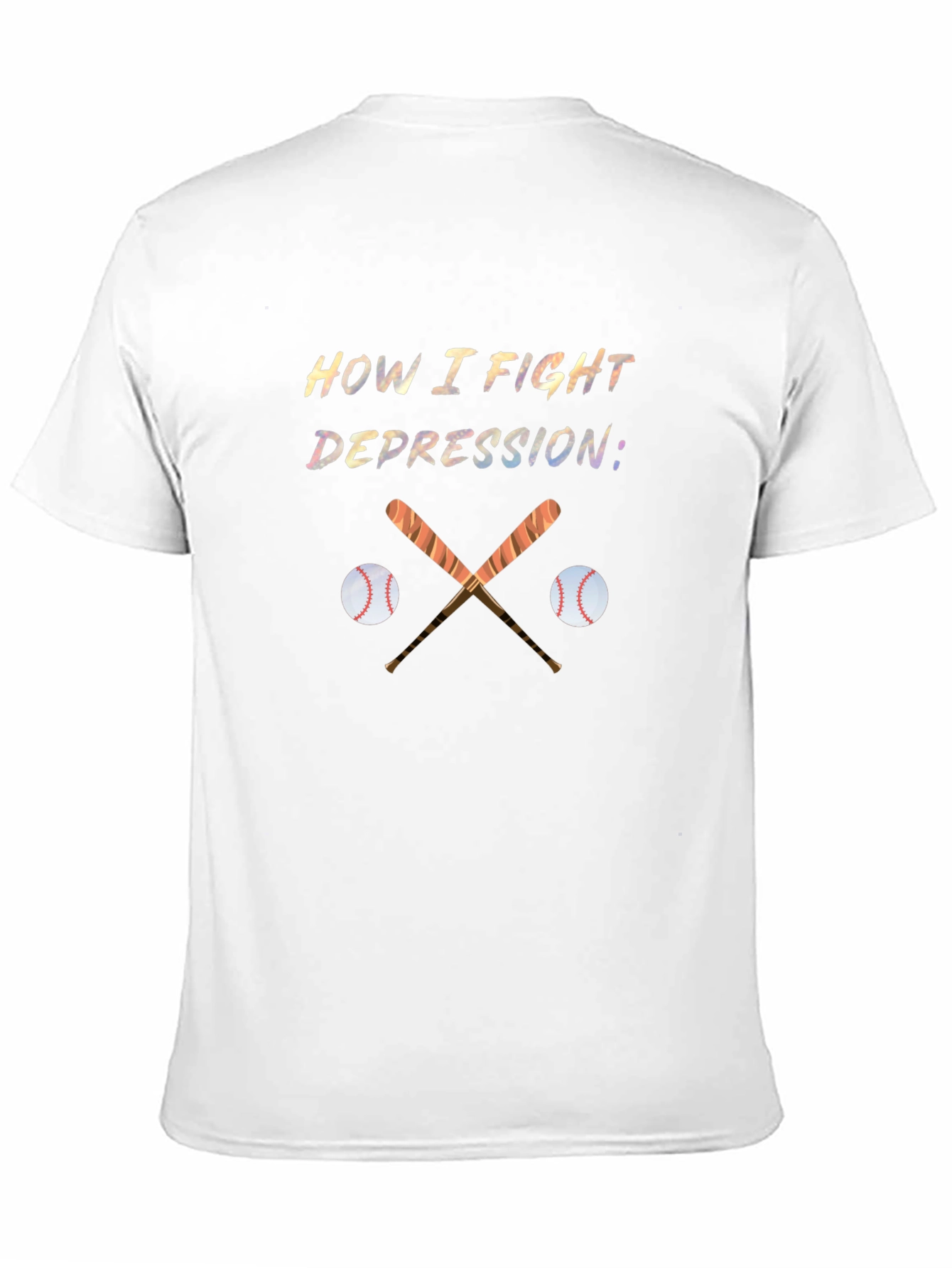 Baseball Depression Fighter T-Shirt