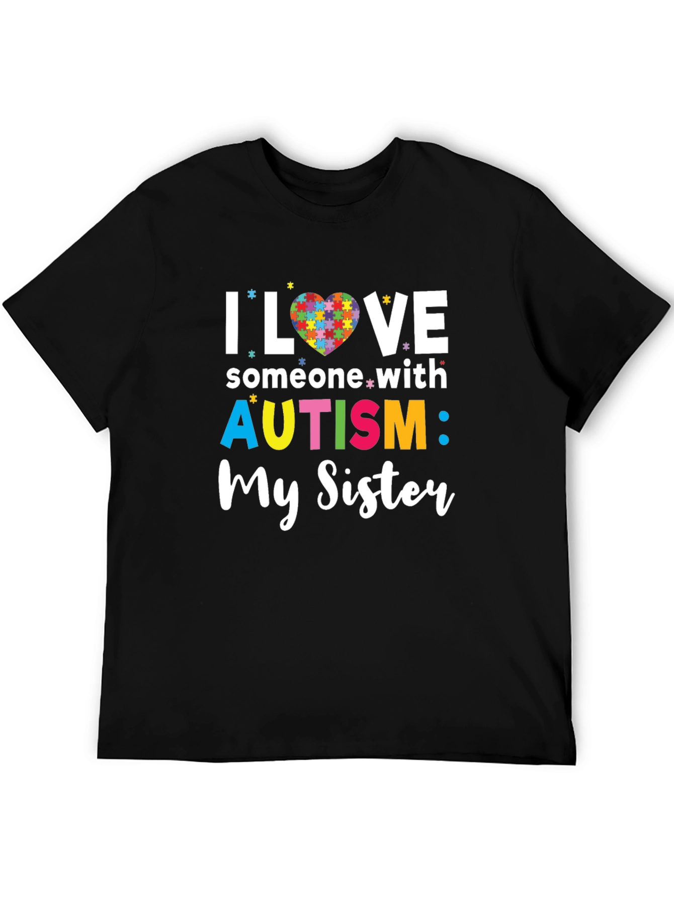 Autism Awareness I Love My Sister T-Shirt