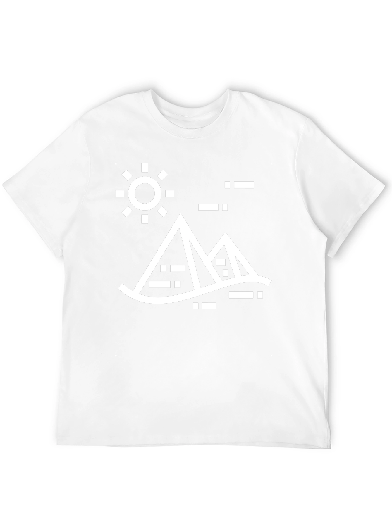 Egyptian Pyramid Graphic Tee - Black Cotton T-Shirt