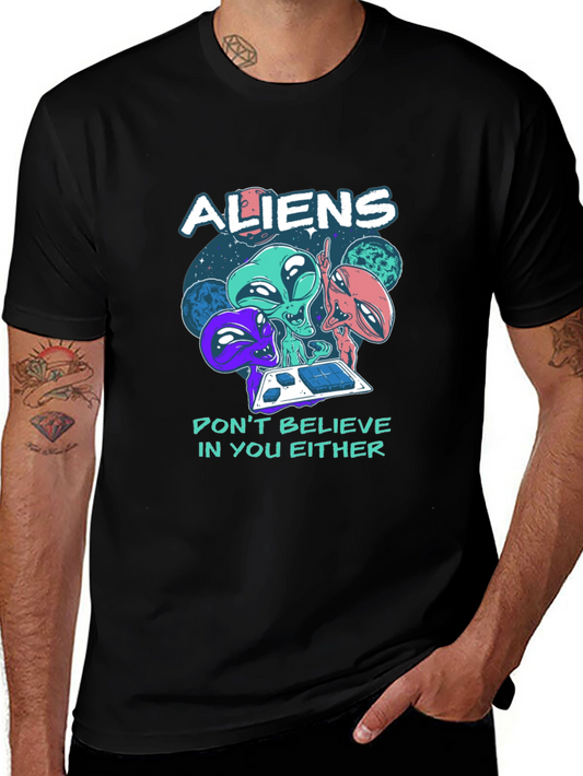 Aliens Graphic Tee - Dont Believe In You Either
