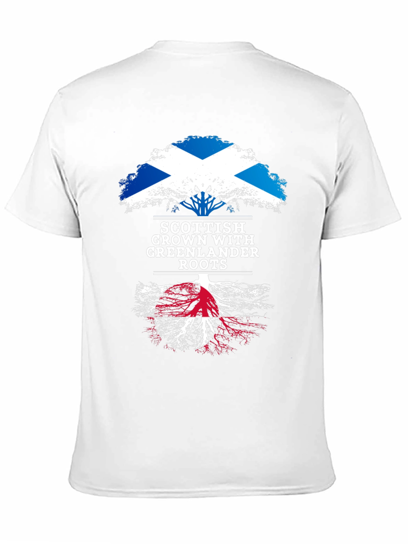 Scottish Grown with Greenlander Roots T-Shirt