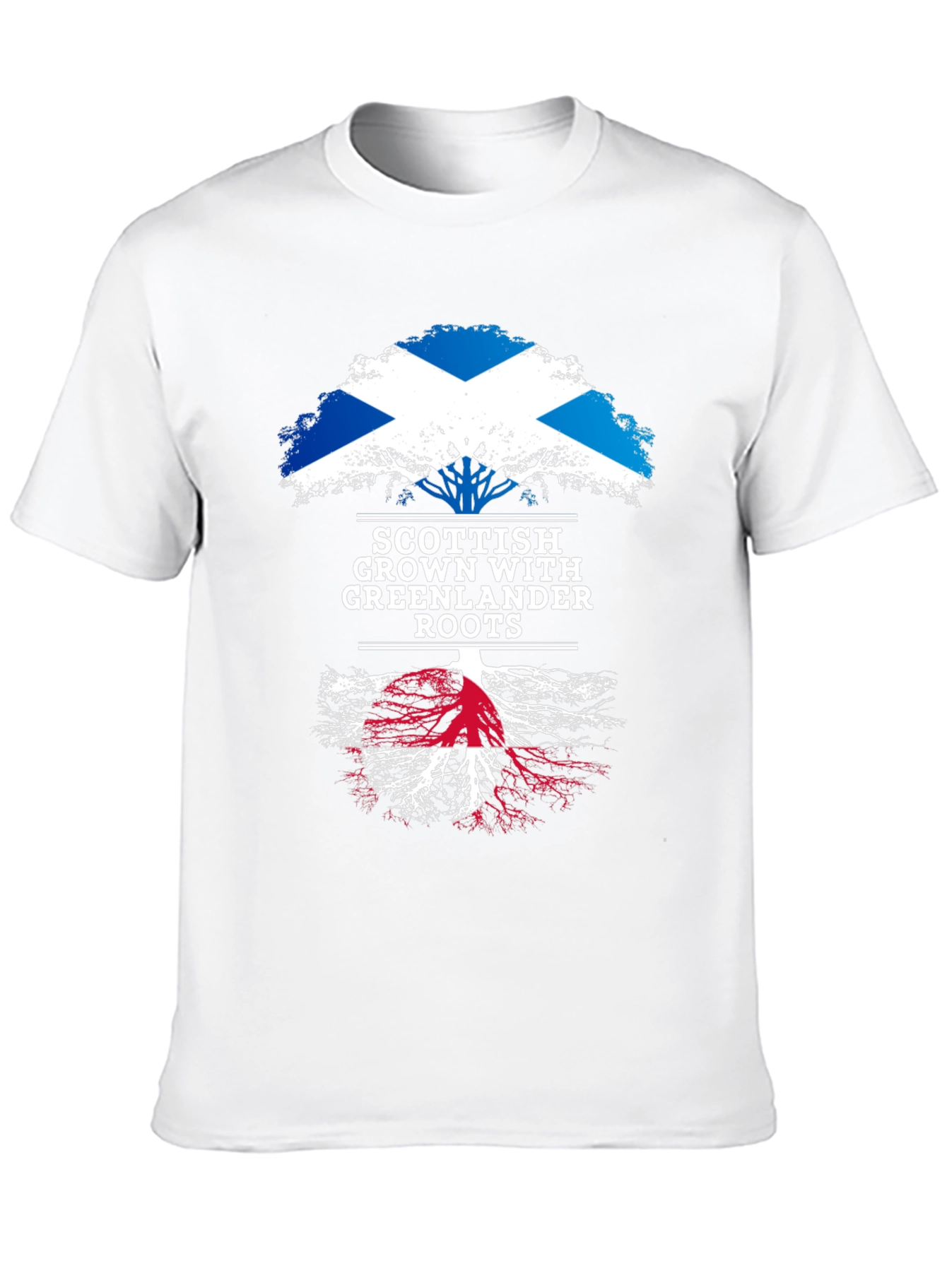 Scottish Grown with Greenlander Roots T-Shirt