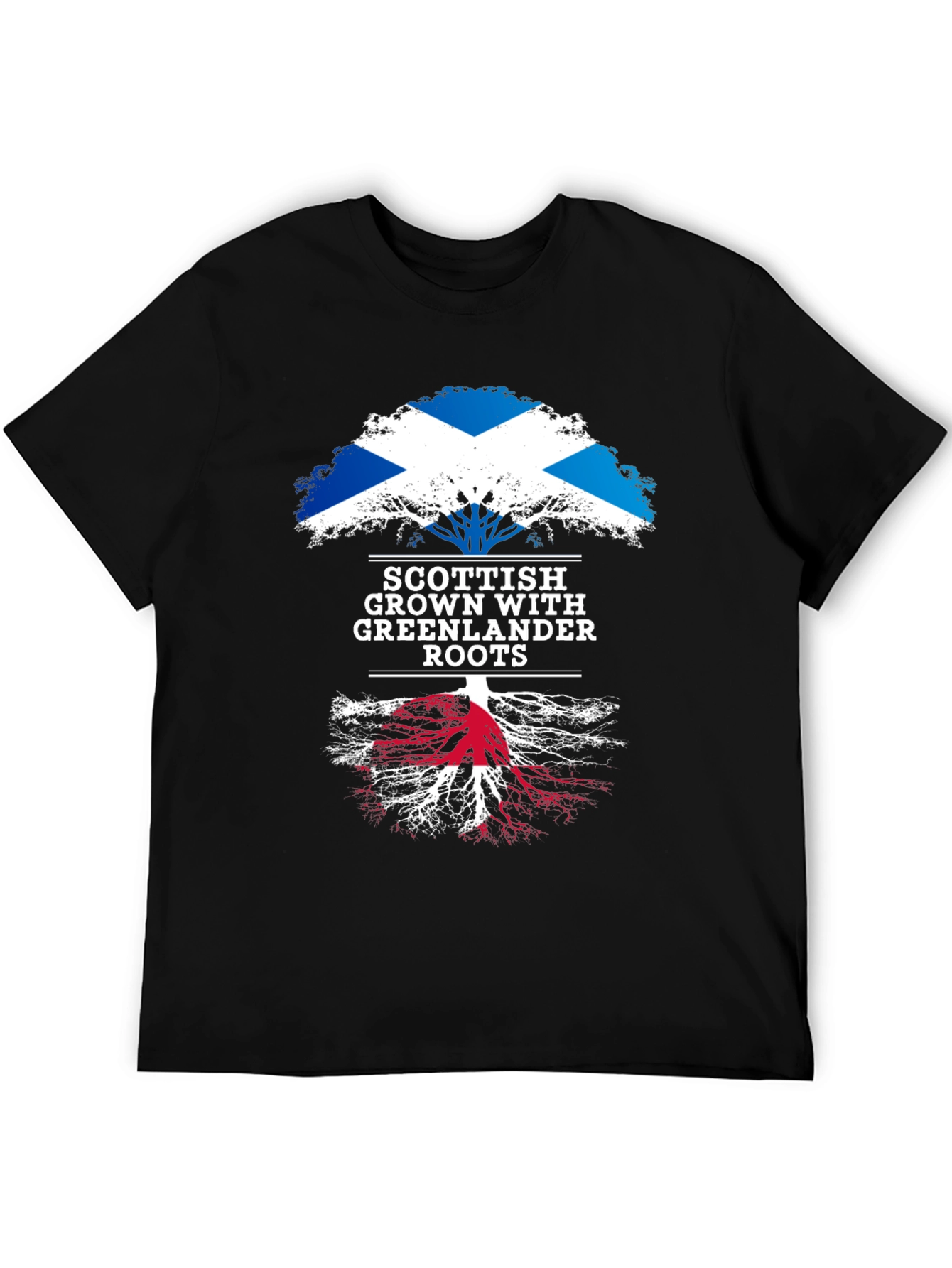 Scottish Grown with Greenlander Roots T-Shirt