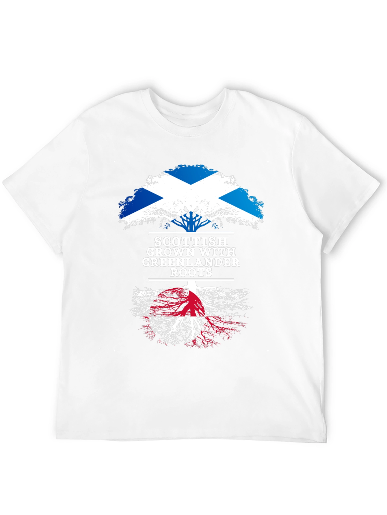 Scottish Grown with Greenlander Roots T-Shirt