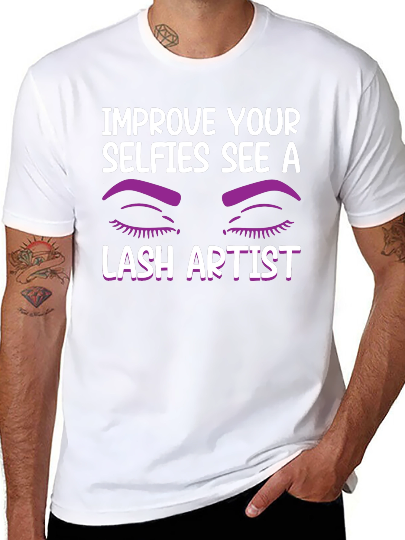 Improve Your Selfies Lash Artist T-Shirt