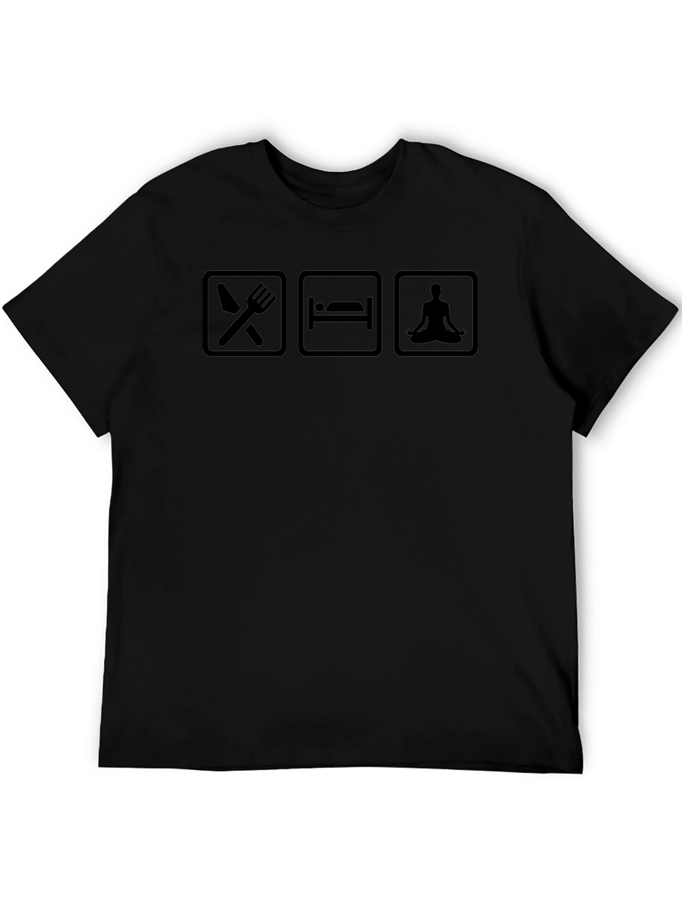 Eat Sleep Meditate Graphic T-Shirt