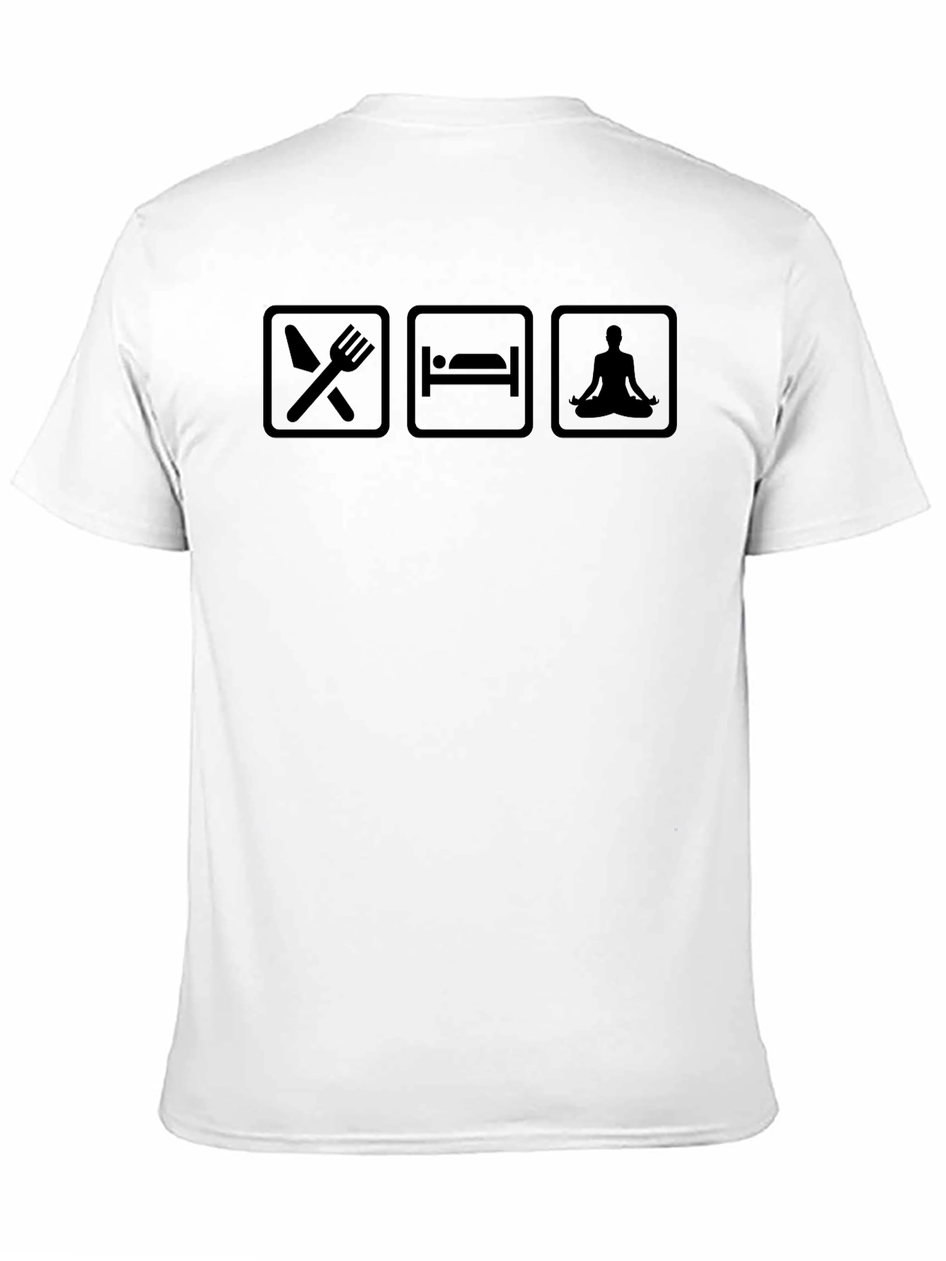 Eat Sleep Meditate Graphic T-Shirt