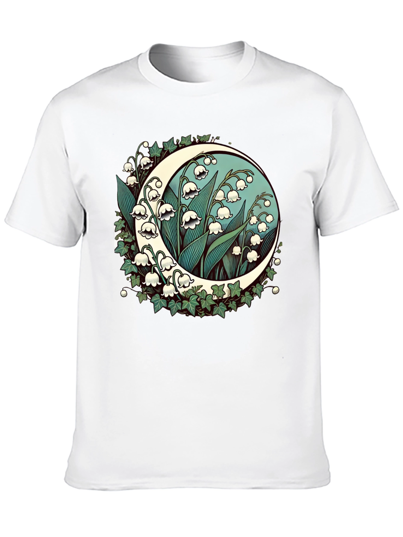 Lily of the Valley Moon Graphic Tee