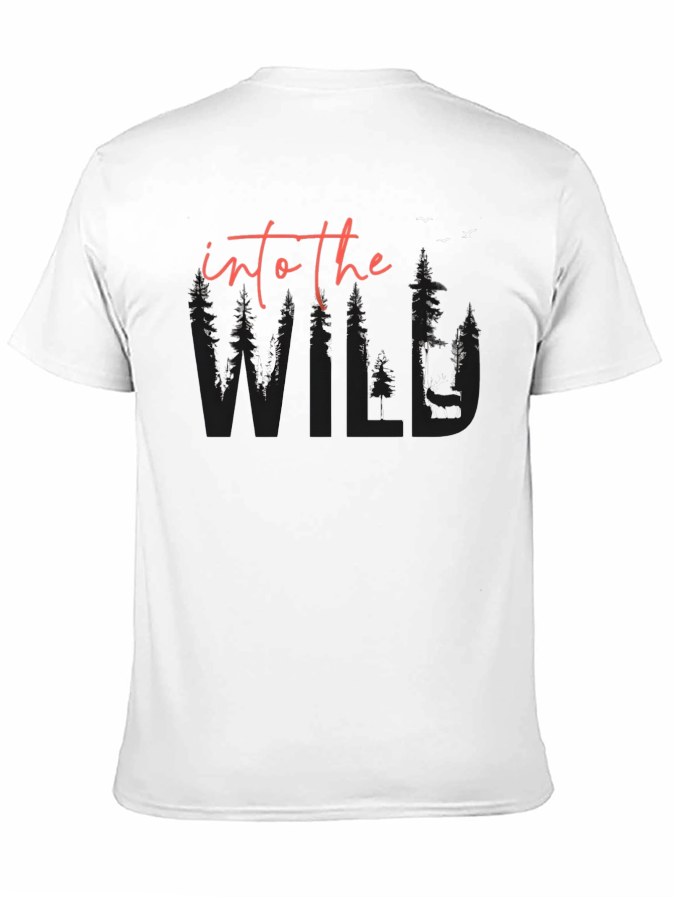 Into The Wild Graphic Tee - Black Unisex T-Shirt