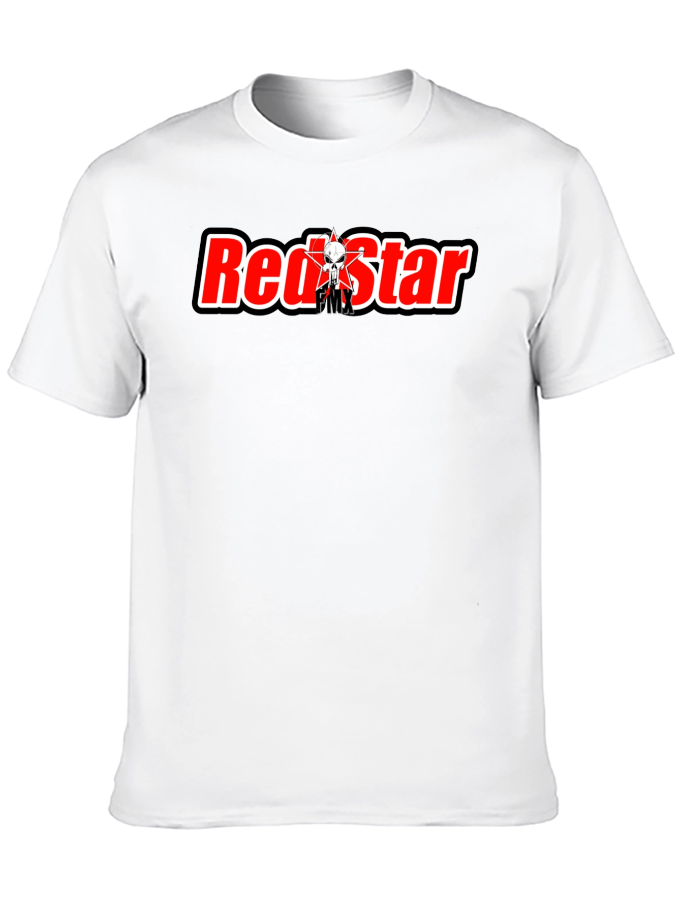 Red Star Graphic Tee - Stylish Mens Black T-Shirt