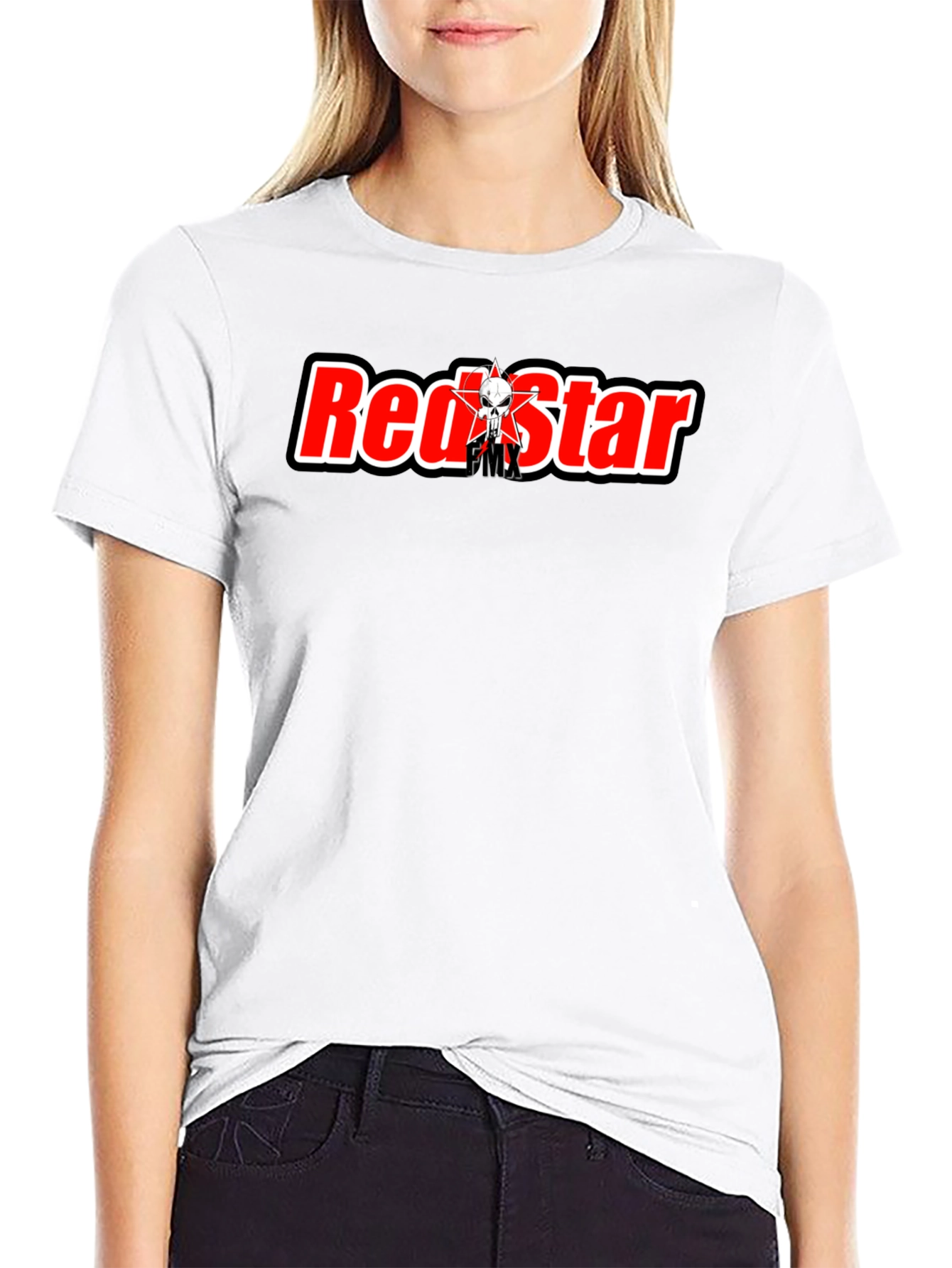 Red Star Graphic Tee - Stylish Mens Black T-Shirt