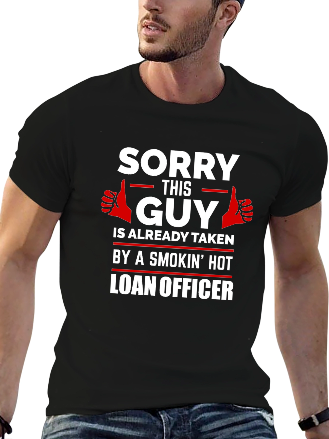 Sorry This Guy Is Taken Funny Graphic T-Shirt