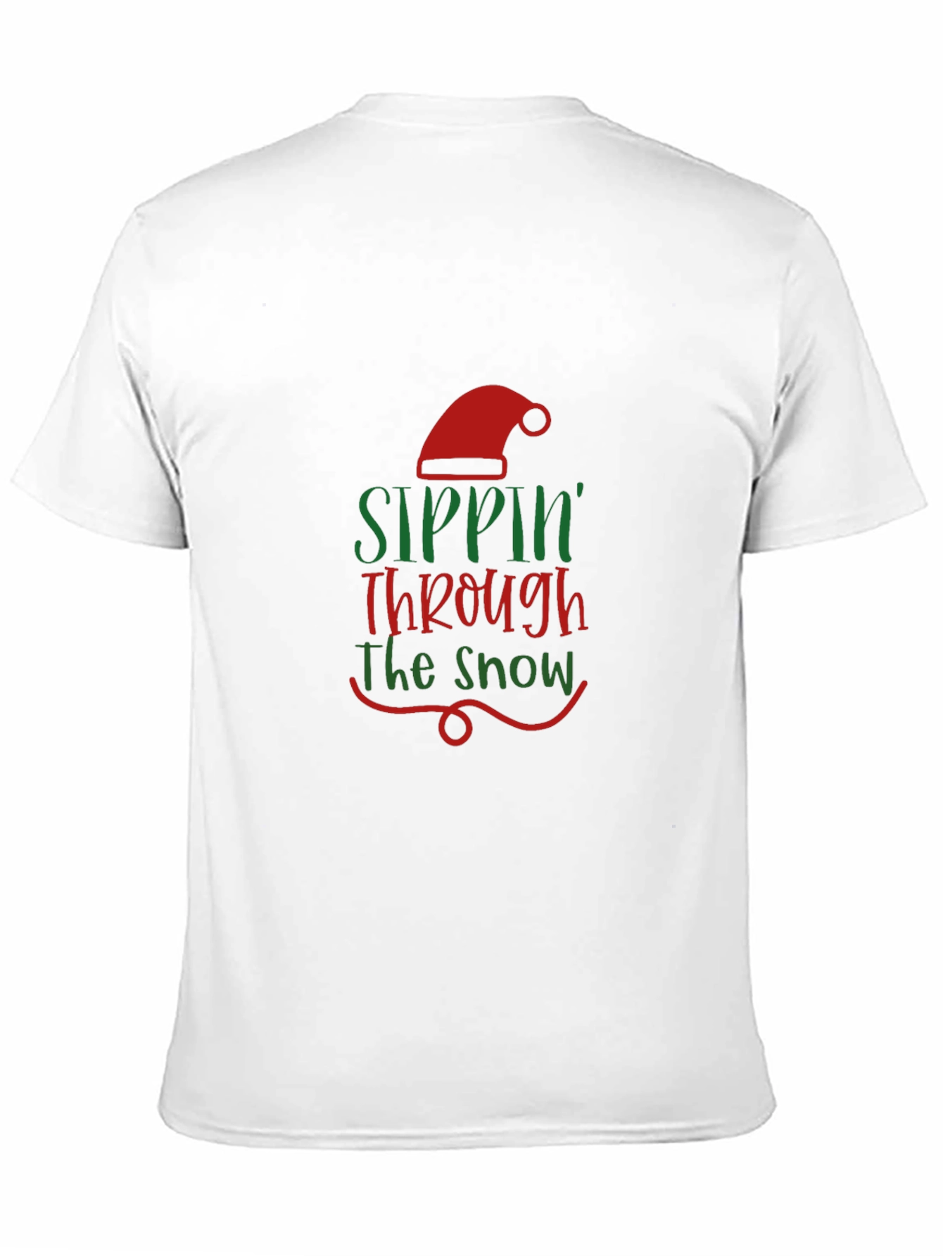Sippin Through the Snow Holiday T-Shirt
