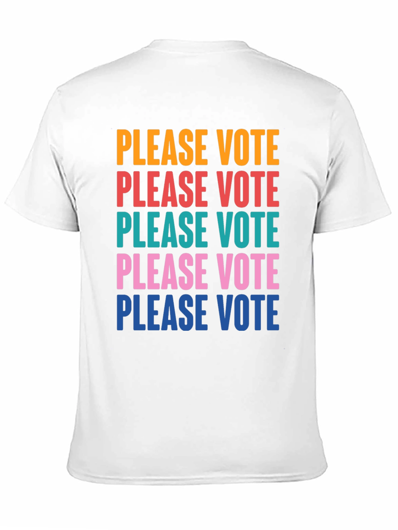 Please Vote Graphic Tee - Political Awareness