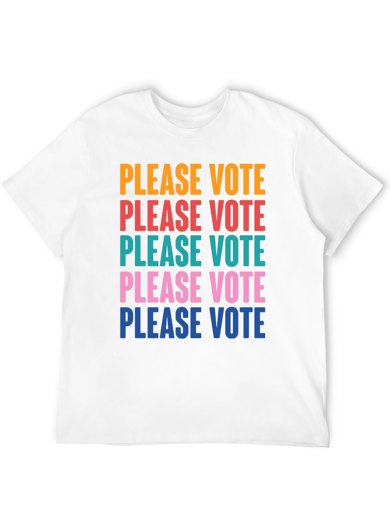 Please Vote Graphic Tee - Political Awareness