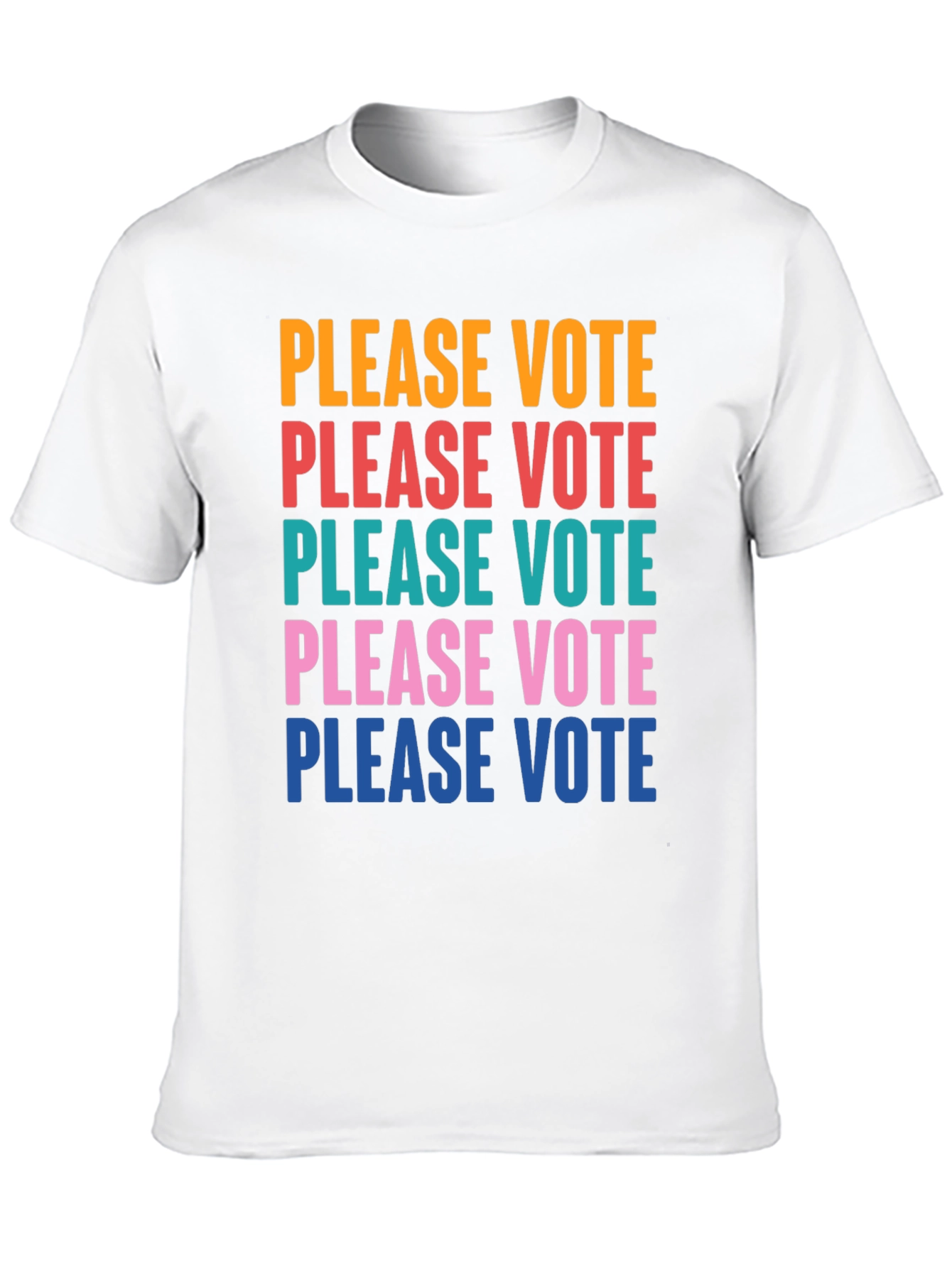 Please Vote Graphic Tee - Political Awareness