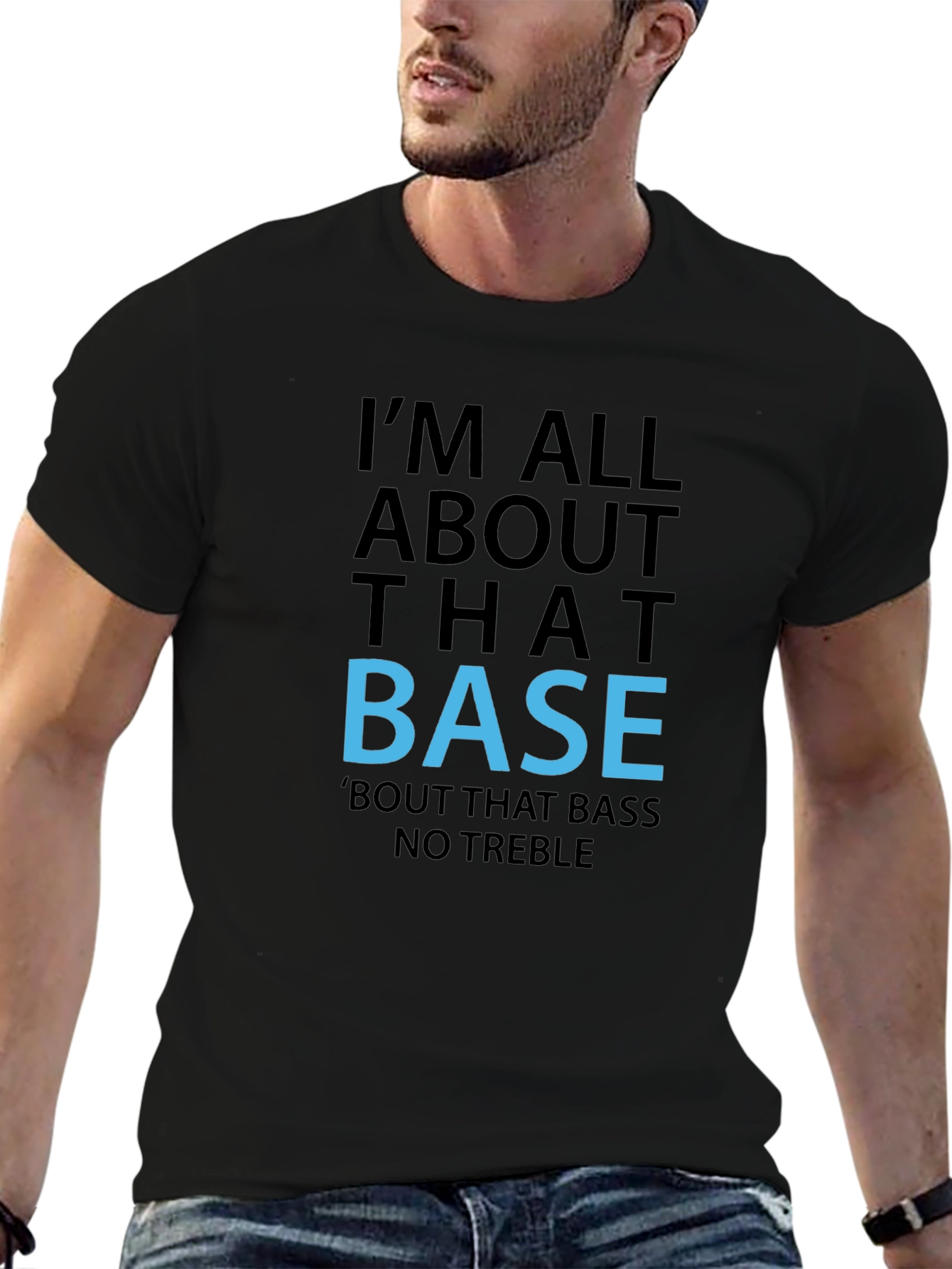 Im All About That Bass Black T-Shirt