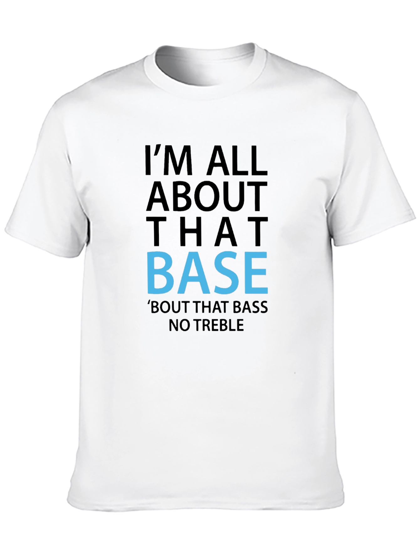 Im All About That Bass Black T-Shirt