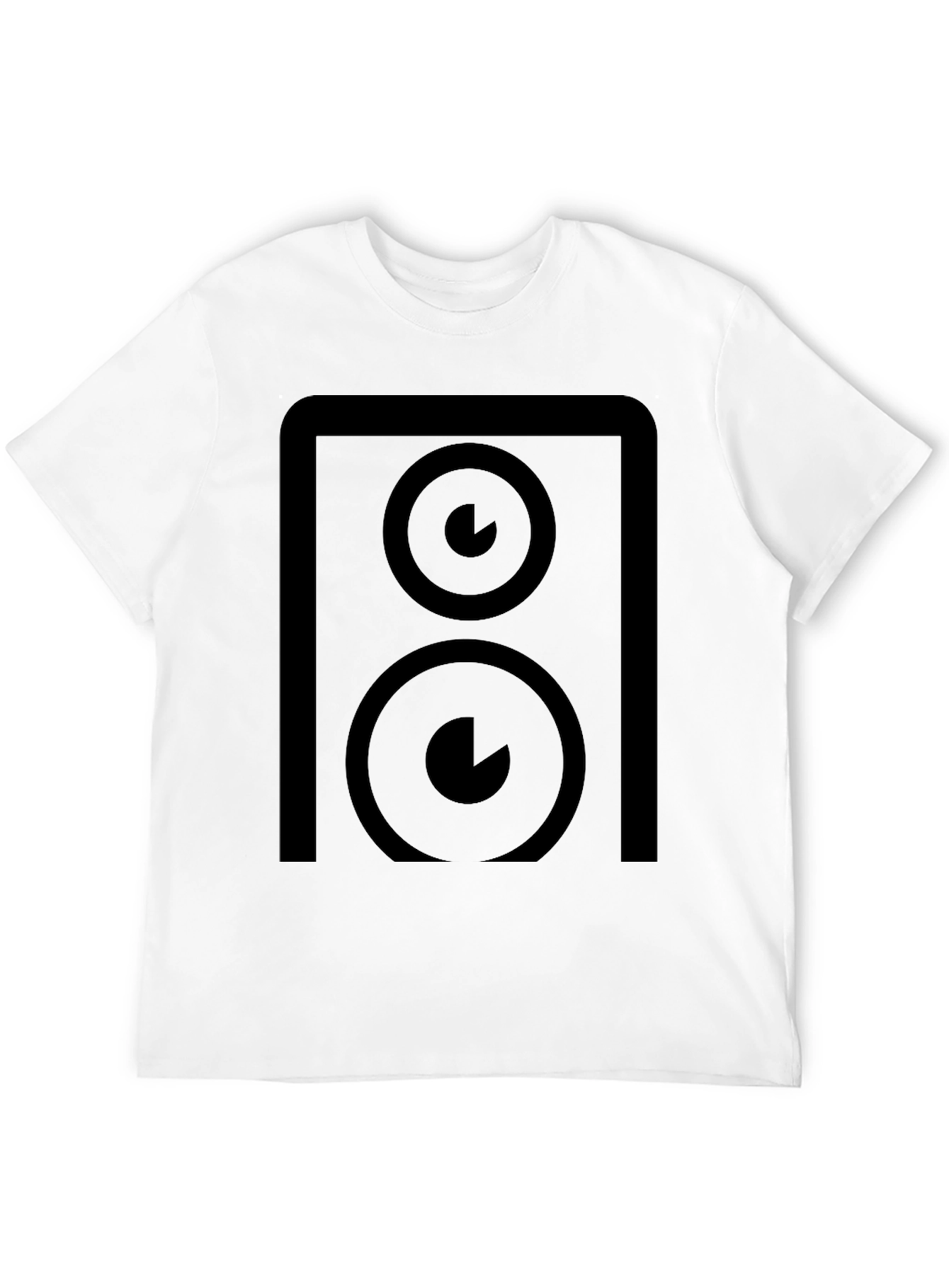 Speaker Graphic Black T-Shirt