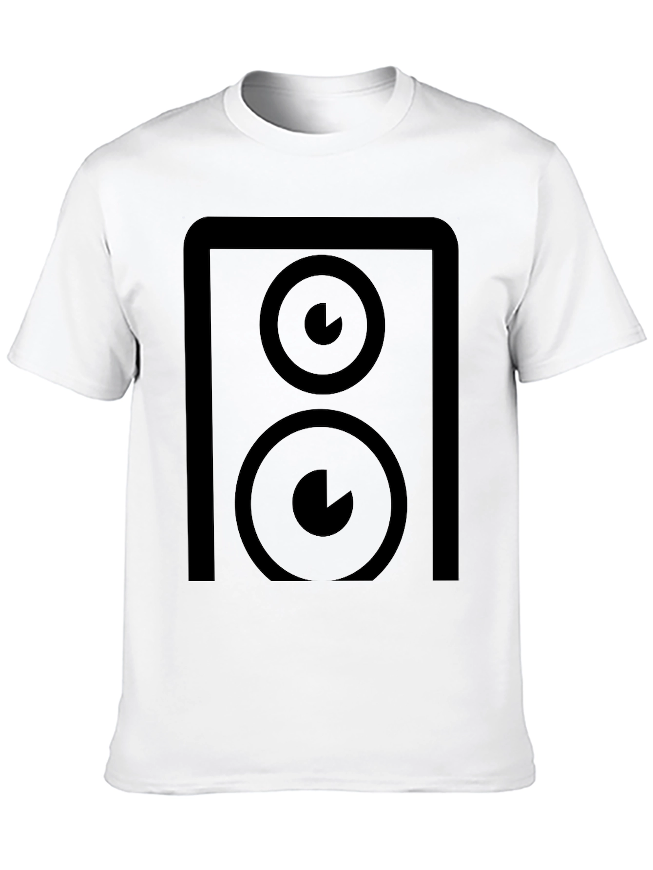 Speaker Graphic Black T-Shirt