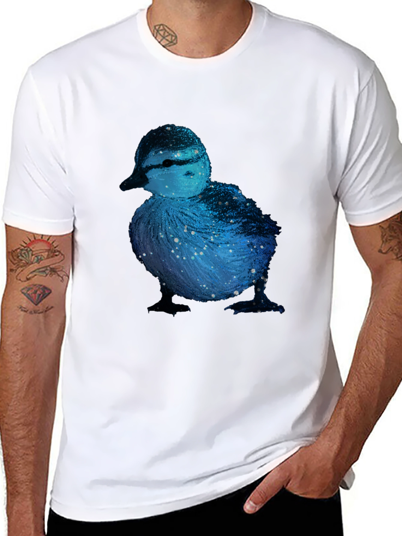 Cosmic Duckling Graphic T-Shirt