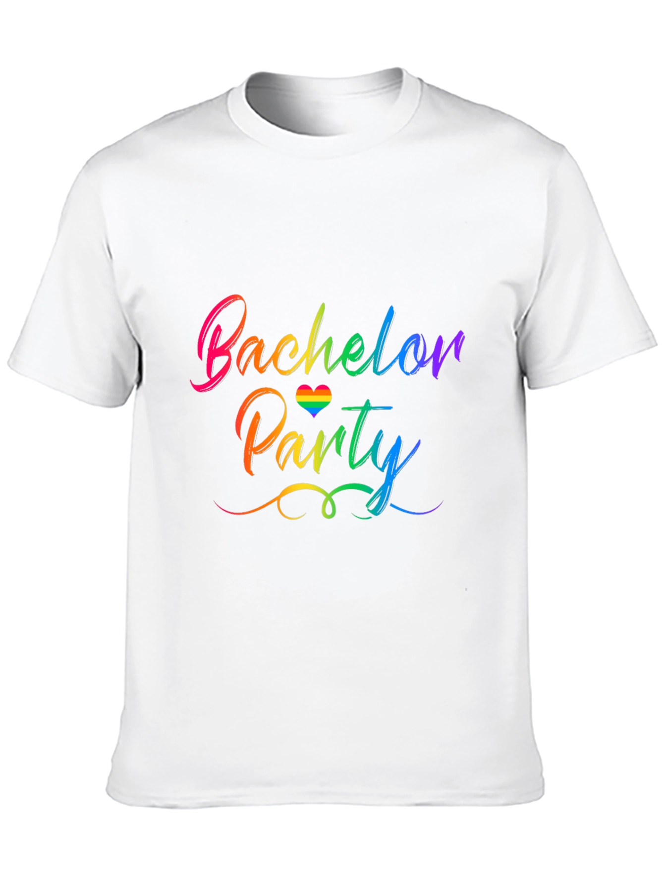 Rainbow Bachelor Party T-Shirt
