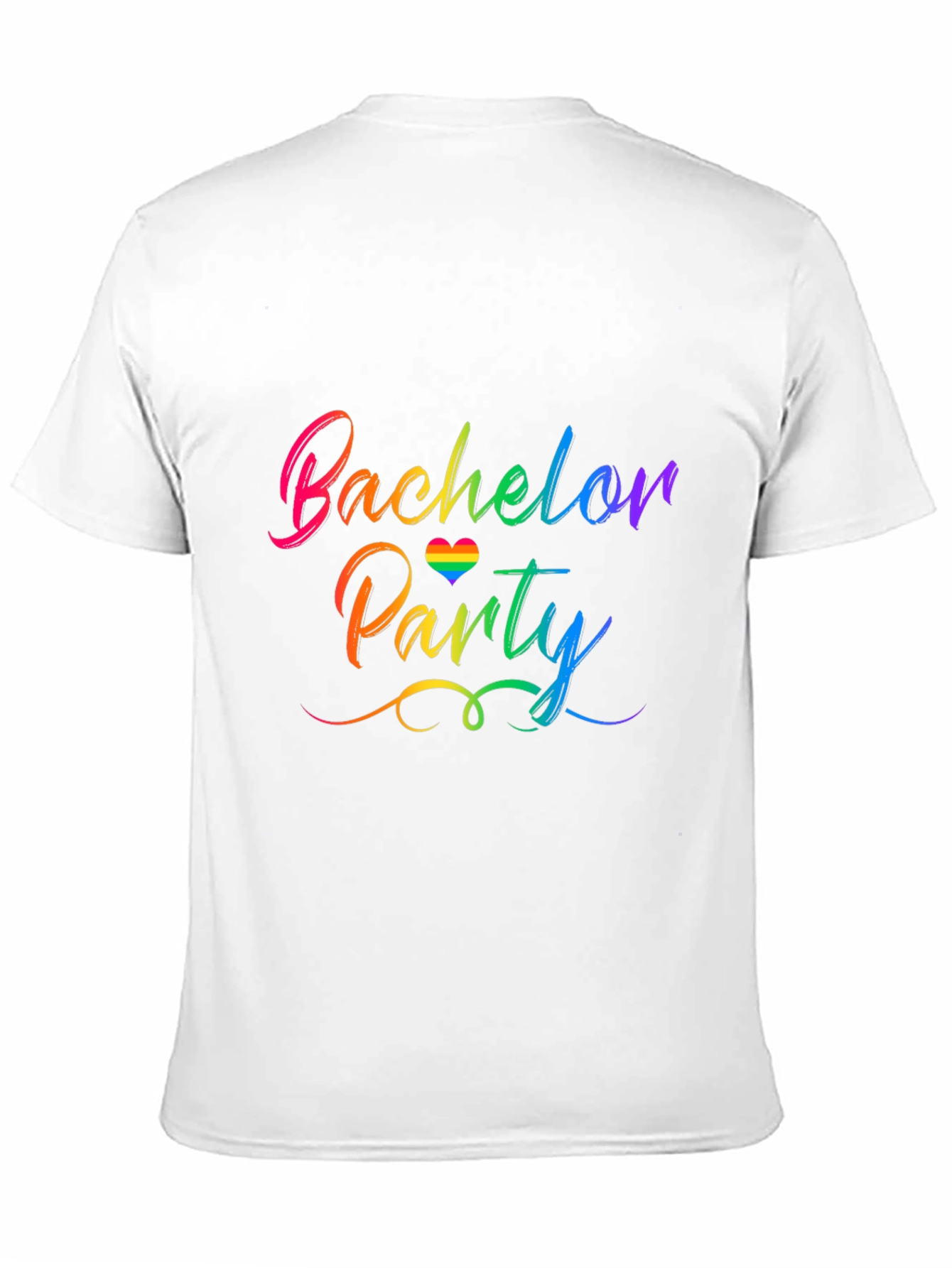 Rainbow Bachelor Party T-Shirt