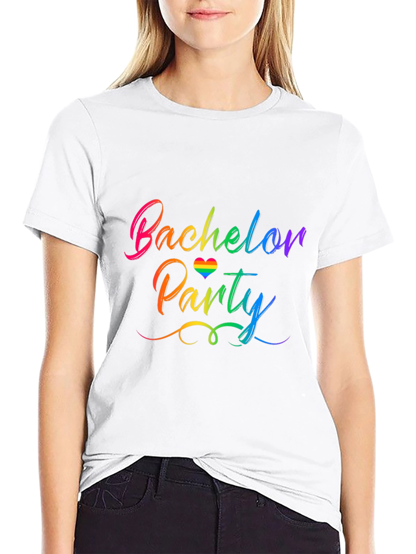 Rainbow Bachelor Party T-Shirt
