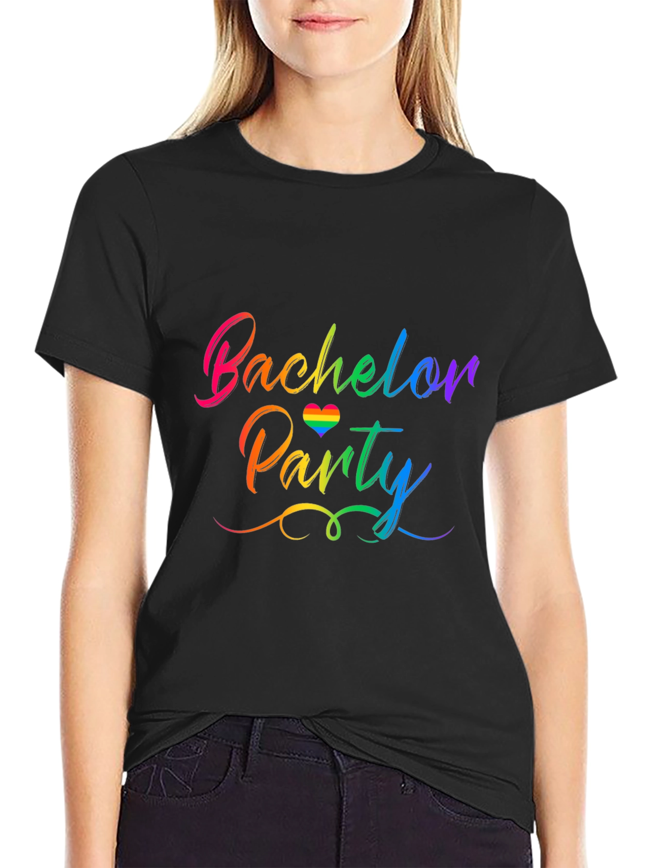 Rainbow Bachelor Party T-Shirt