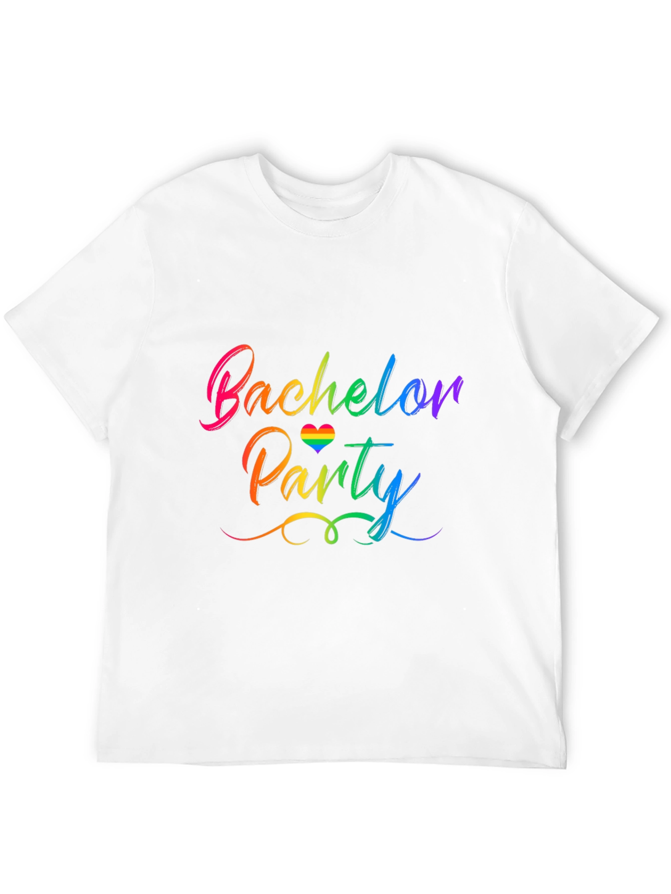 Rainbow Bachelor Party T-Shirt