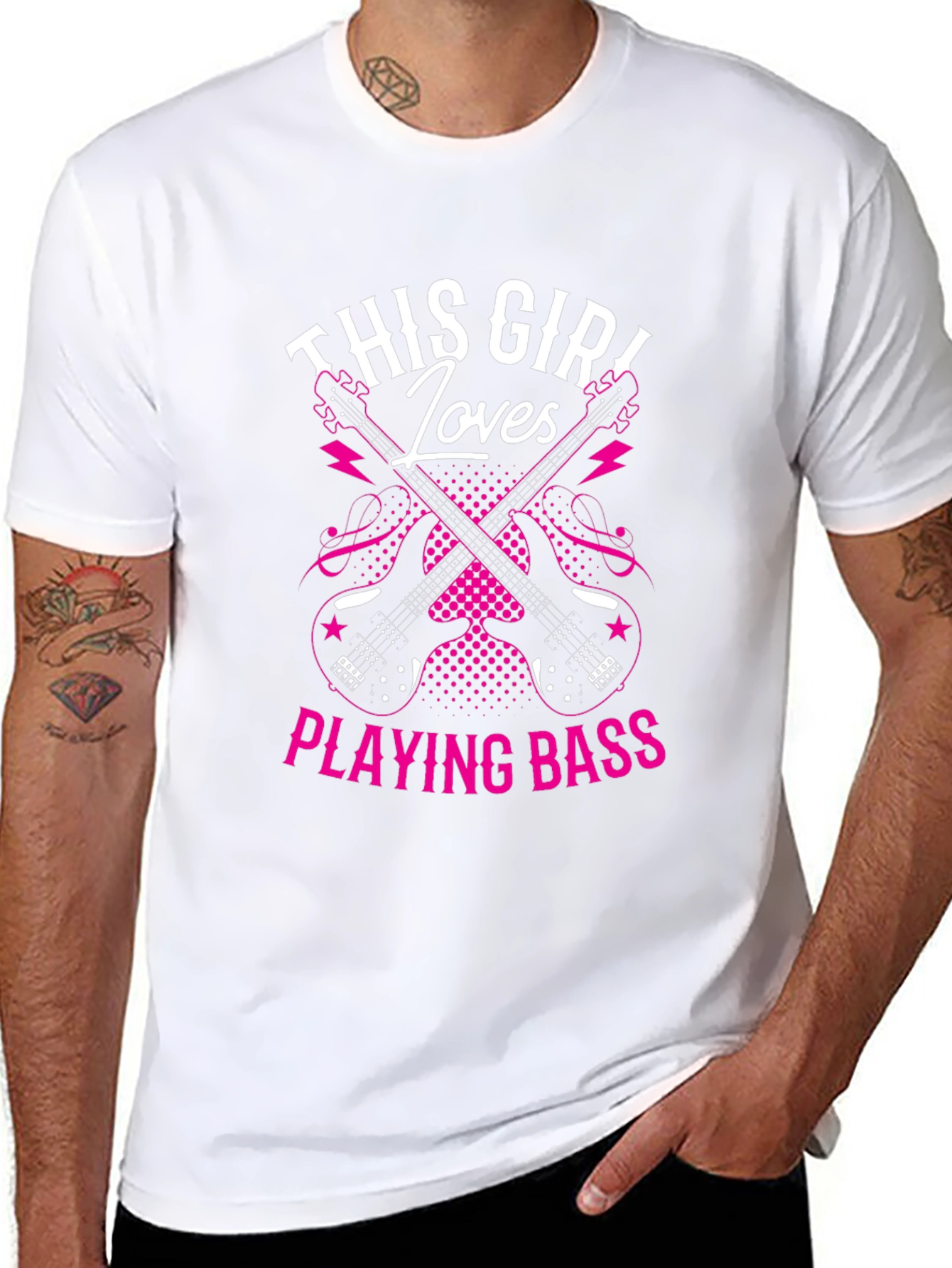 This Girl Loves Playing Bass T-Shirt