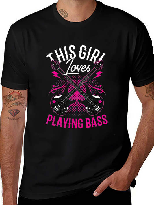 This Girl Loves Playing Bass T-Shirt