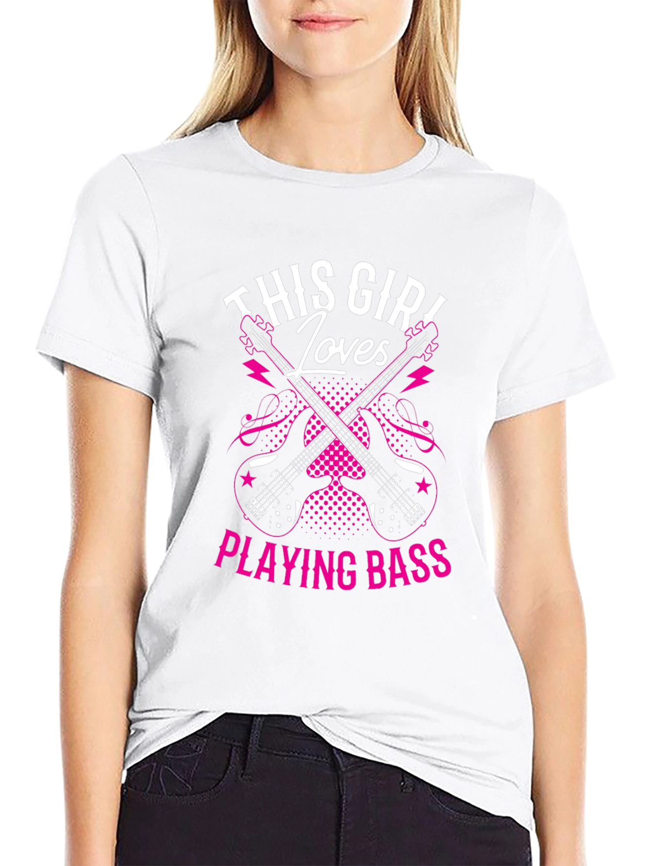This Girl Loves Playing Bass T-Shirt