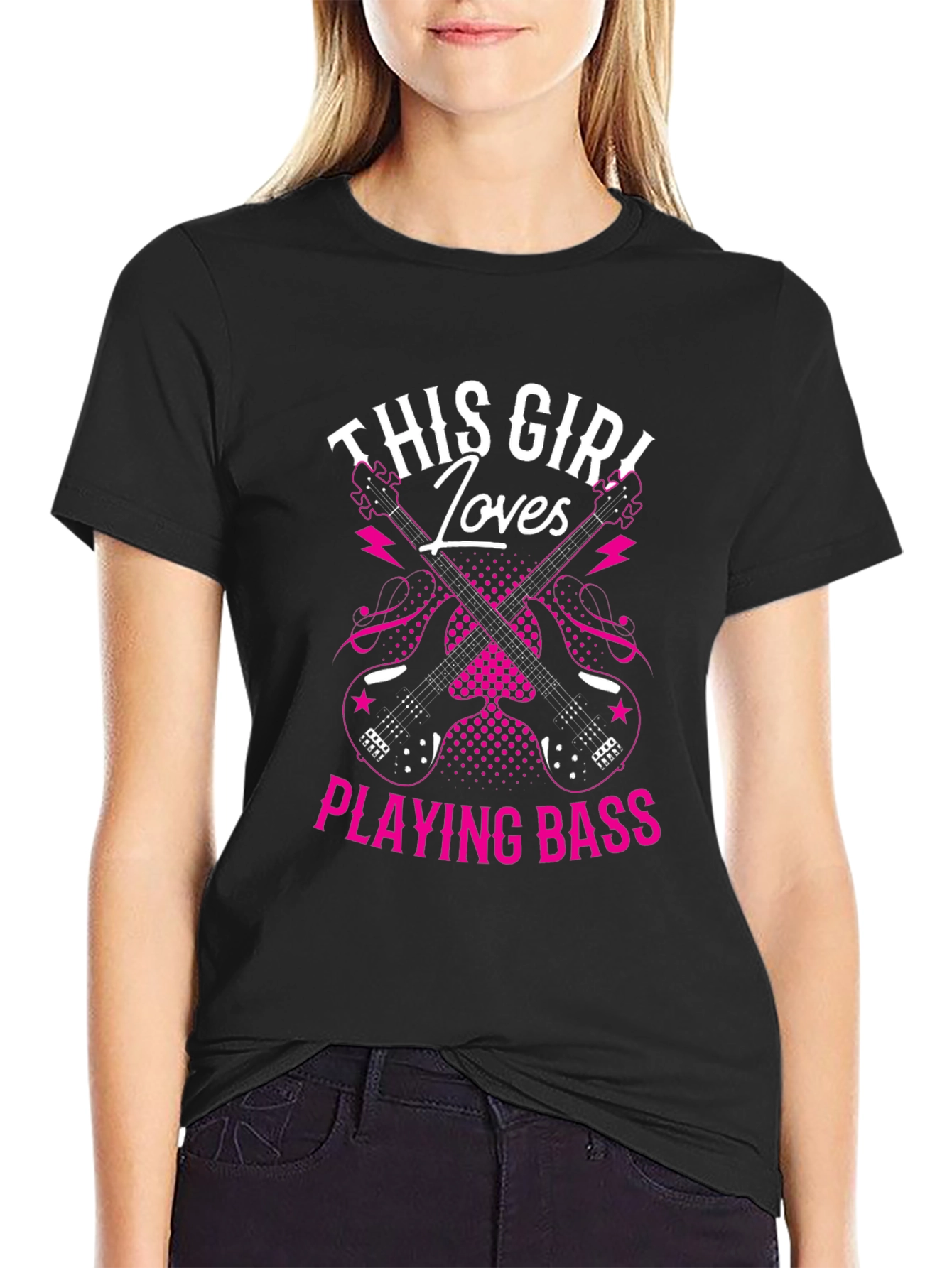 This Girl Loves Playing Bass T-Shirt