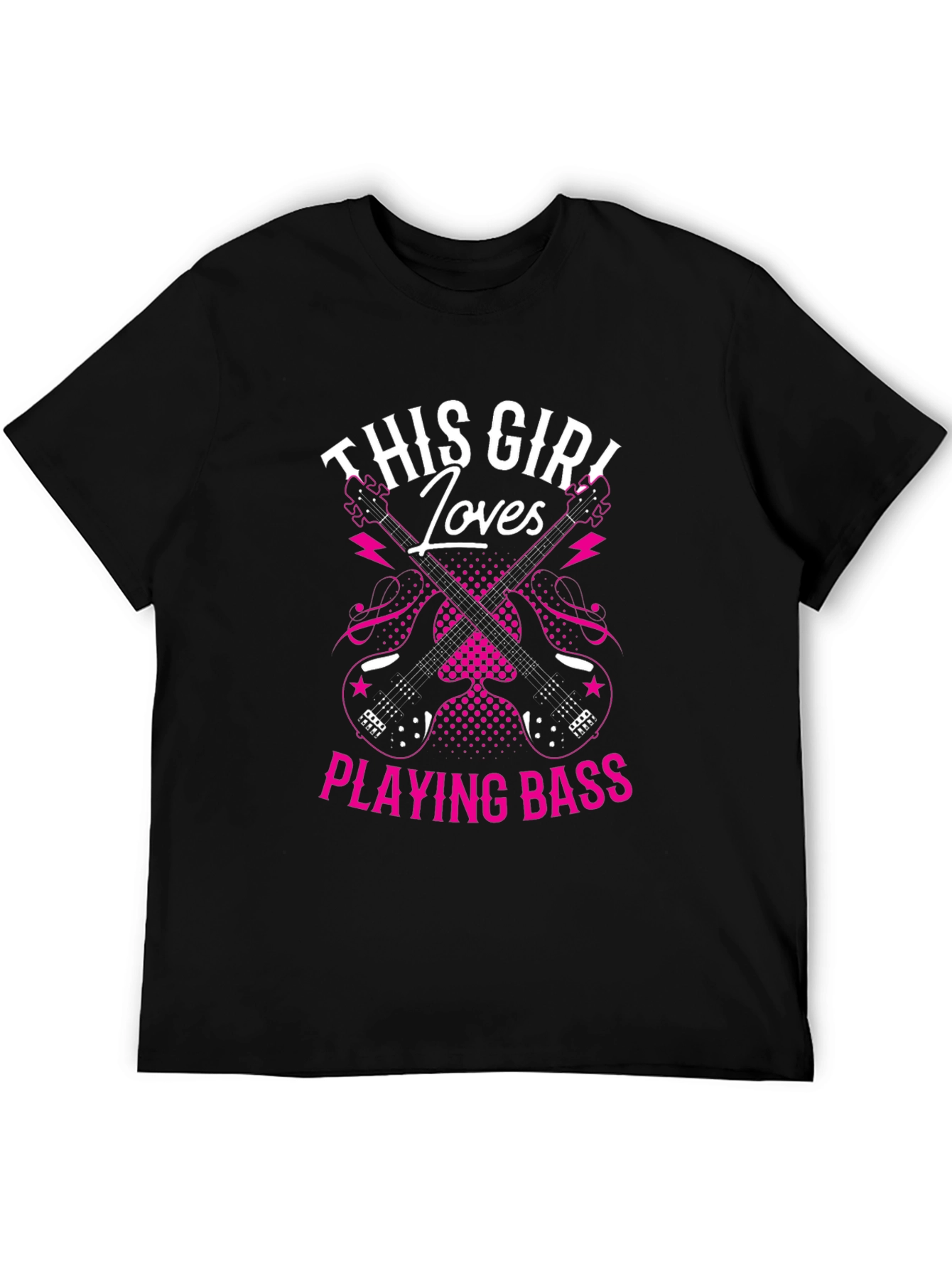 This Girl Loves Playing Bass T-Shirt