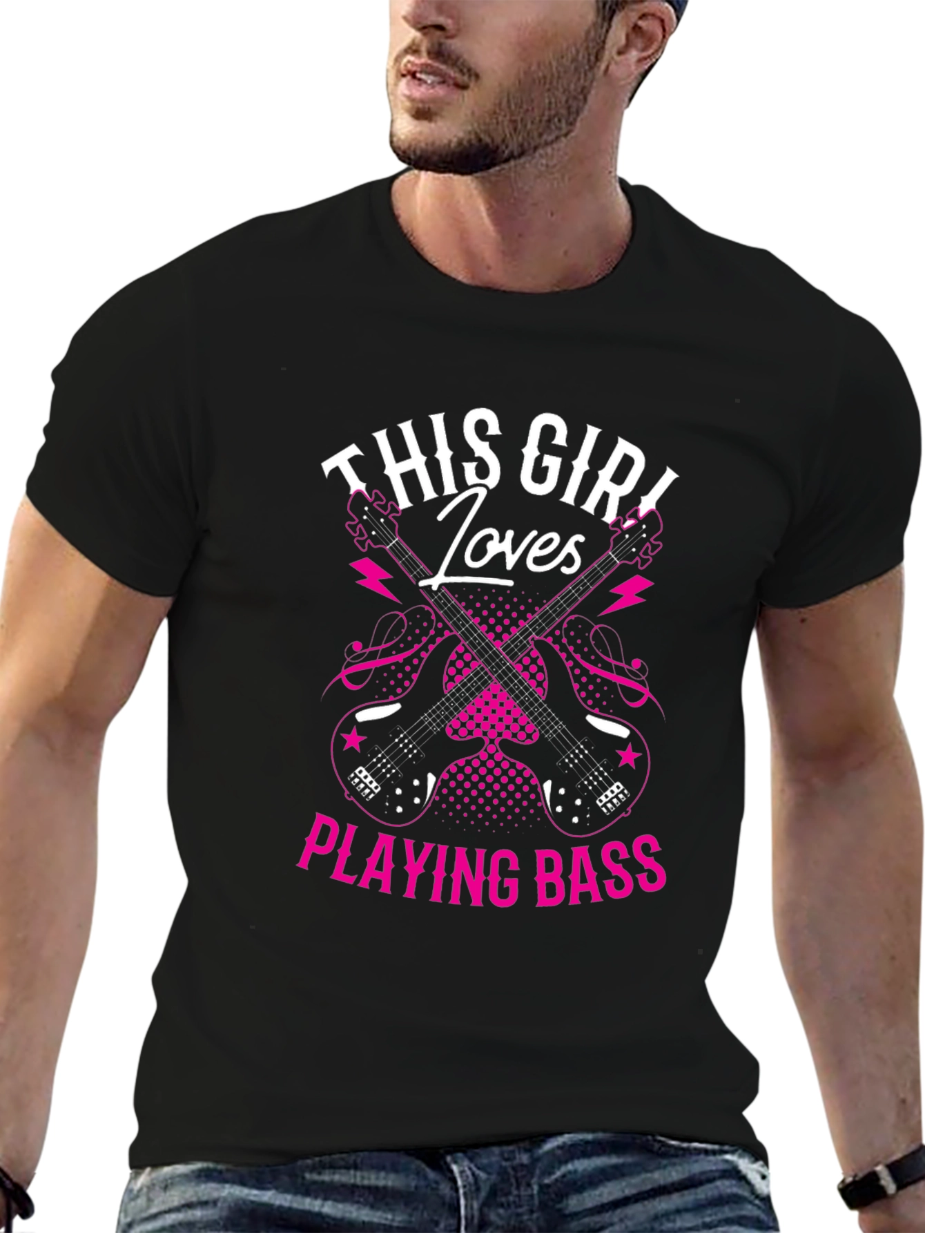 This Girl Loves Playing Bass T-Shirt