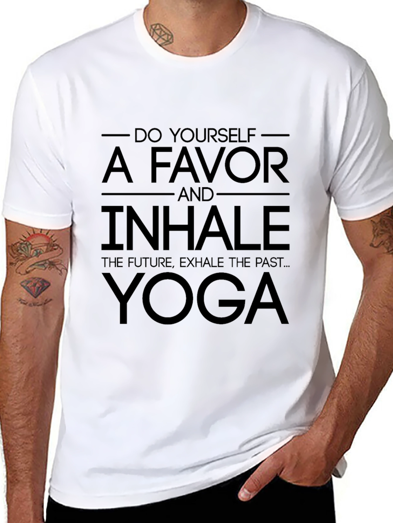 Yoga Inhale Graphic T-Shirt