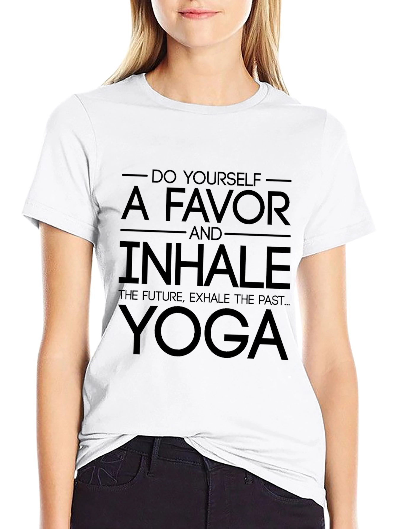 Yoga Inhale Graphic T-Shirt