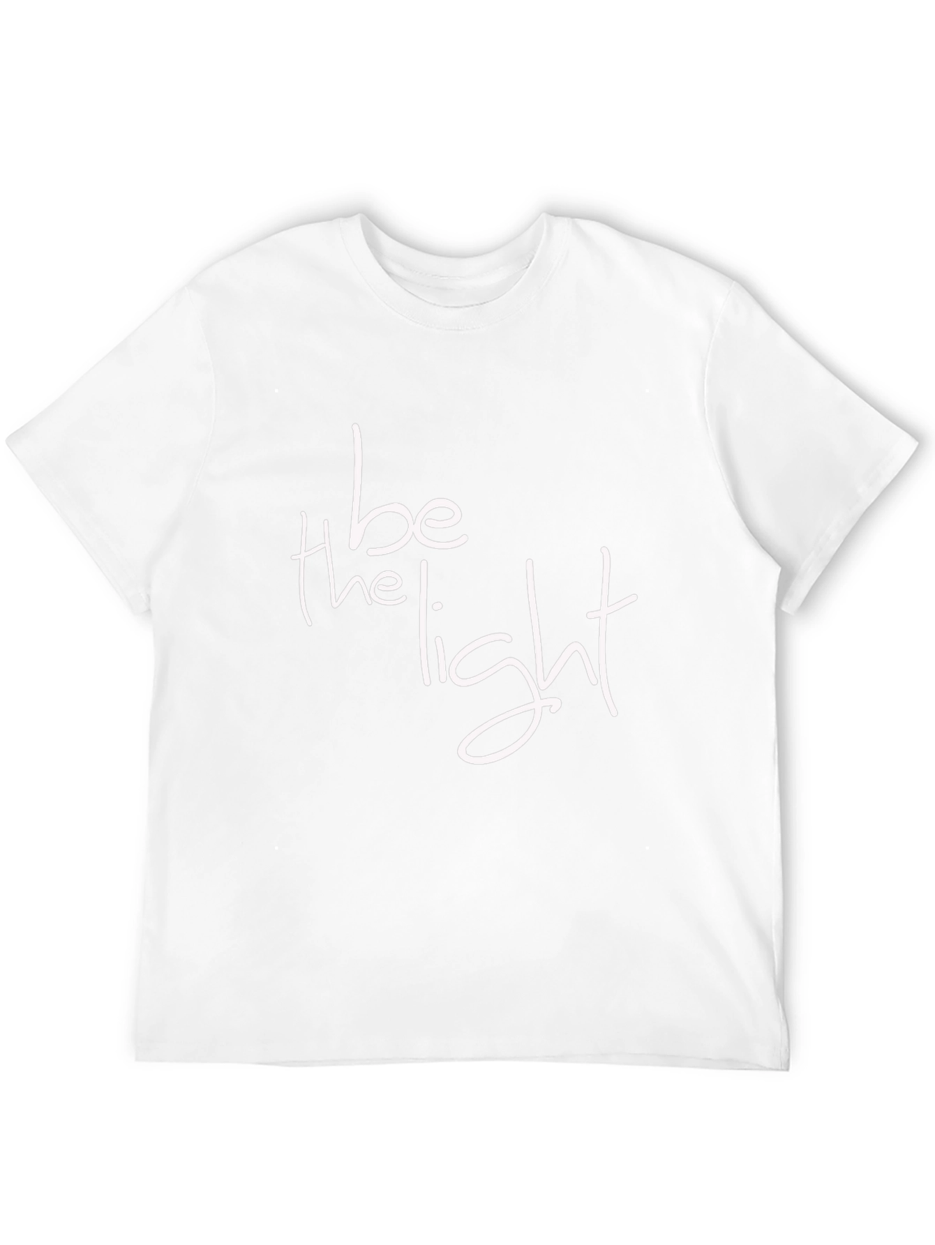 Be The Light Graphic T-Shirt - Stylish Black Tee
