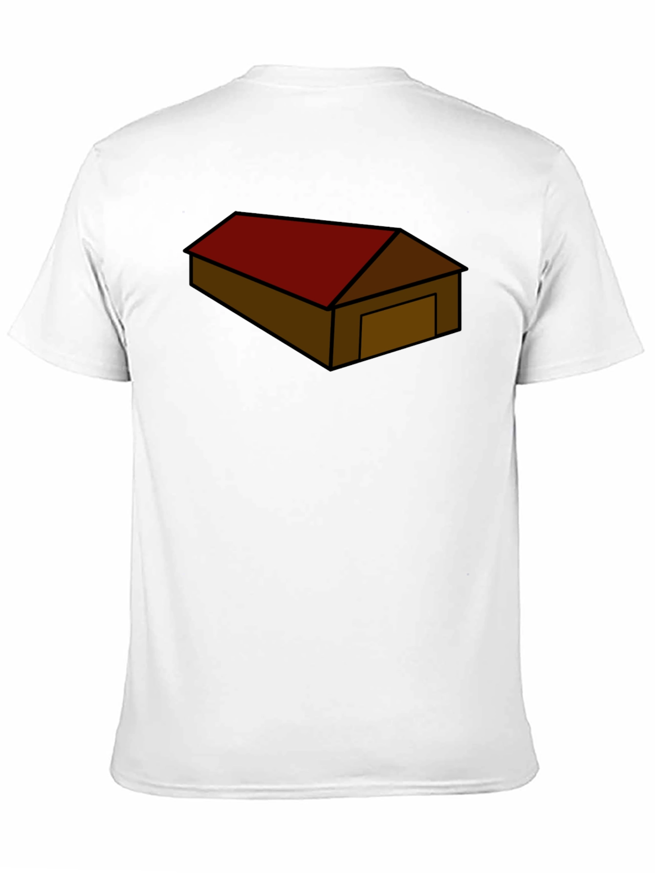 Barn Graphic T-Shirt - Black Casual Tee